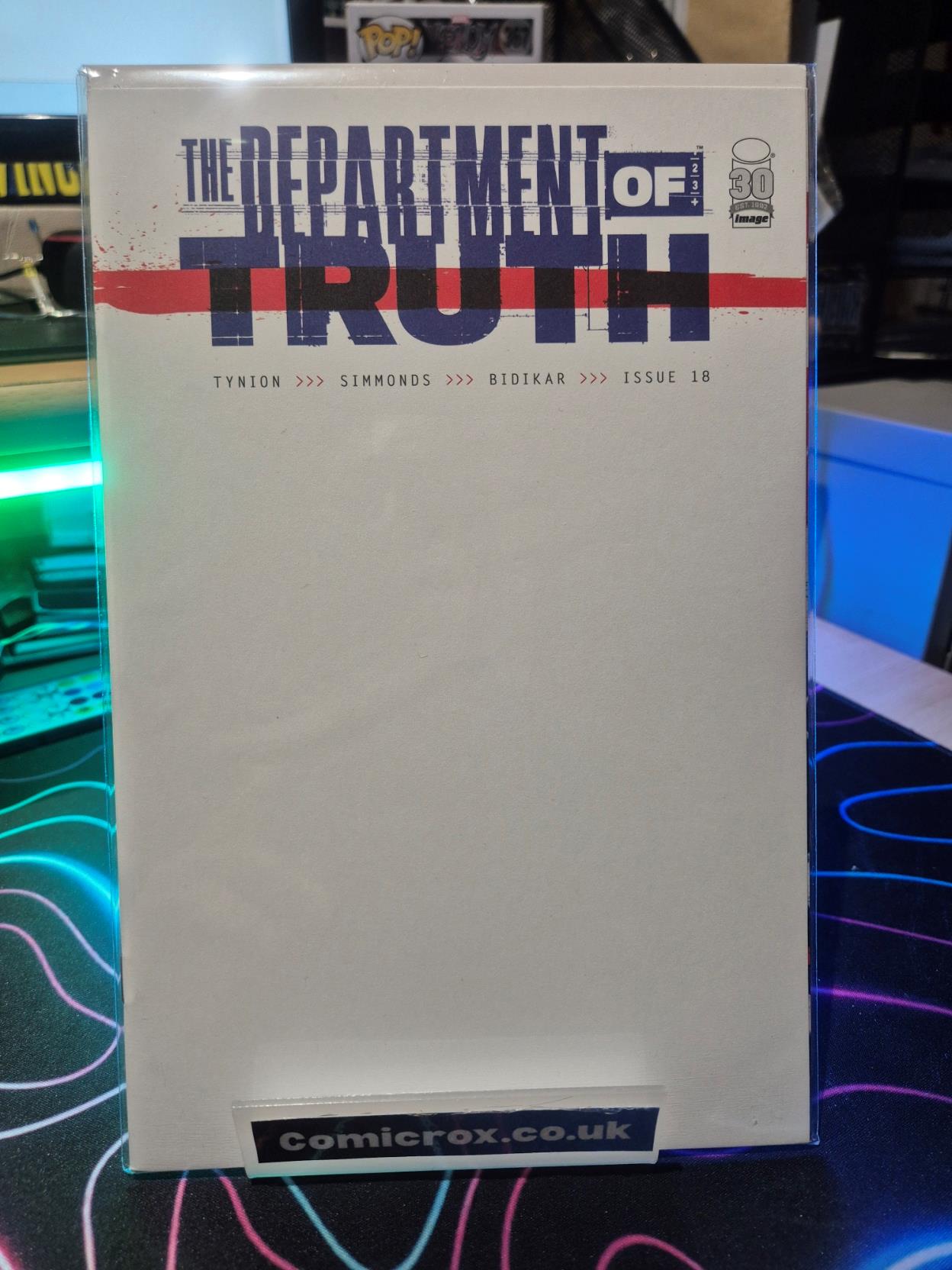 The Department of Truth, #18, Blank Variant