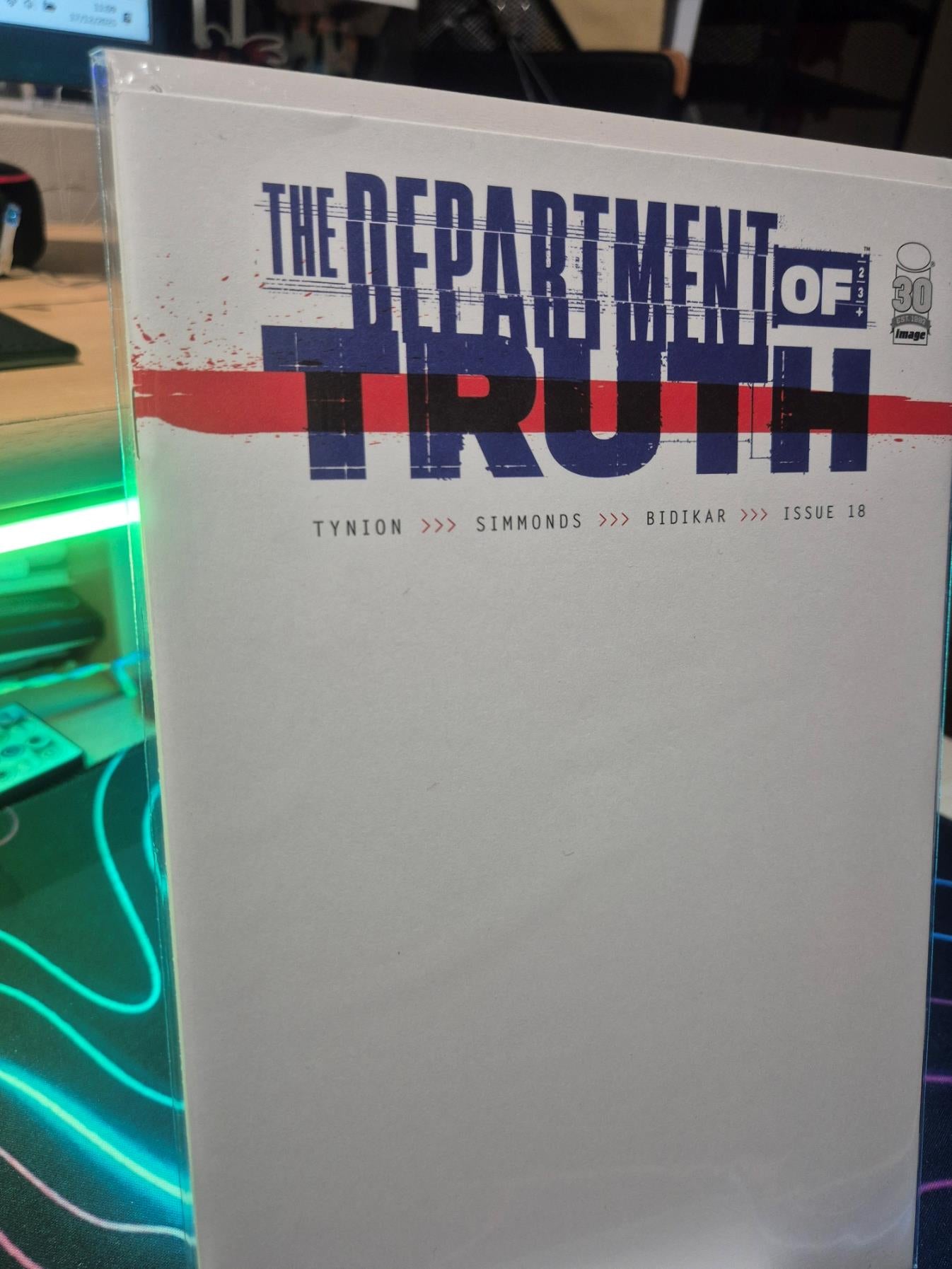 The Department of Truth, #18, Blank Variant