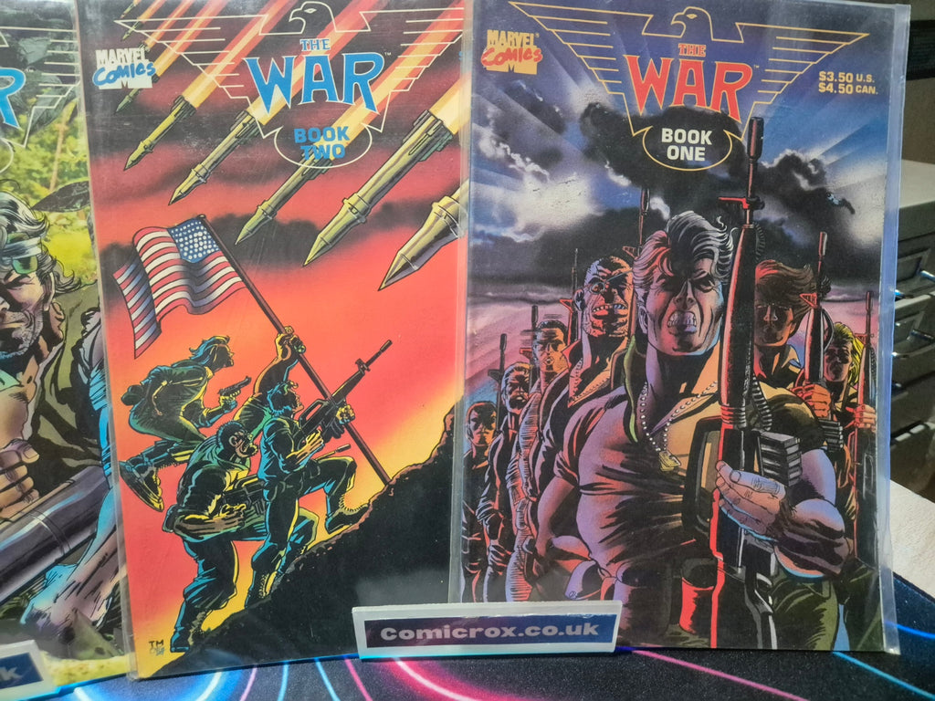 Marvels, The War, Books 1 to 4, Full Set, New Universe. NM