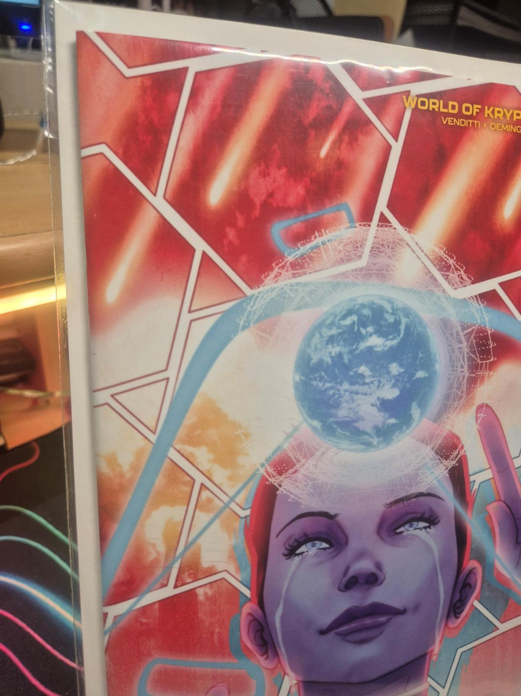 World of Krypton, #5 Marguerite Sauvage Card Stock Cover, New/NM