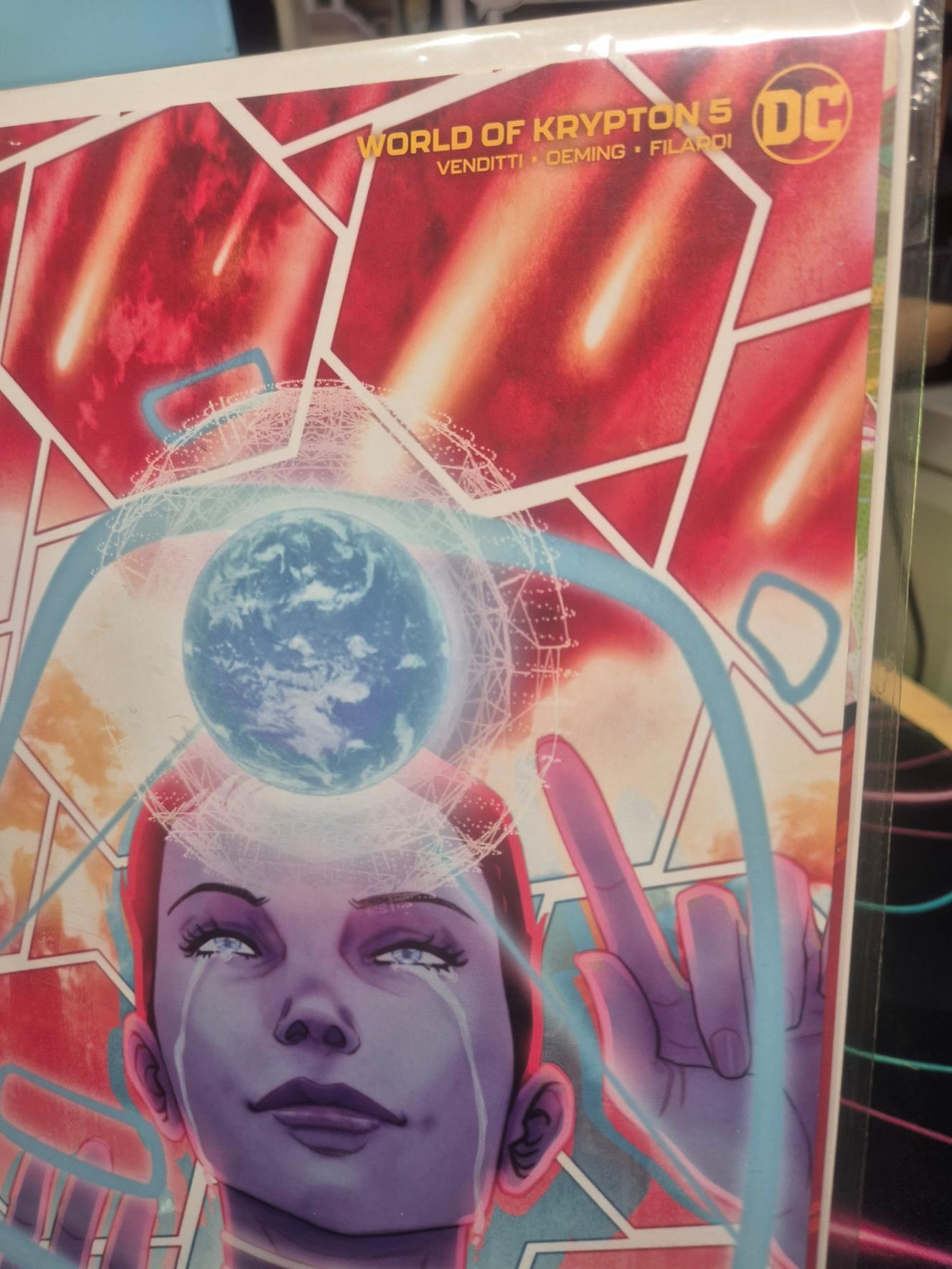 World of Krypton, #5 Marguerite Sauvage Card Stock Cover, New/NM