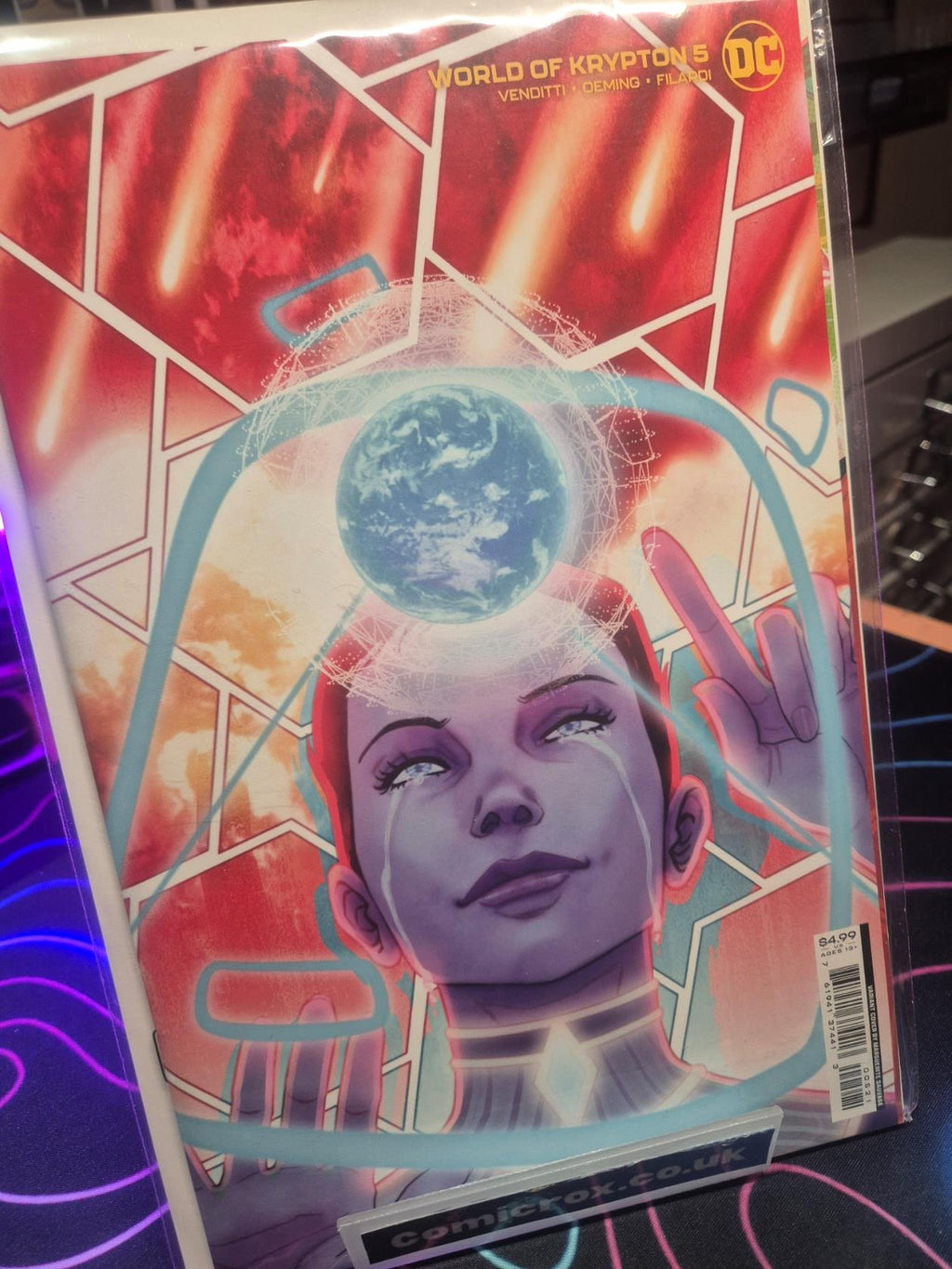 World of Krypton, #5 Marguerite Sauvage Card Stock Cover, New/NM