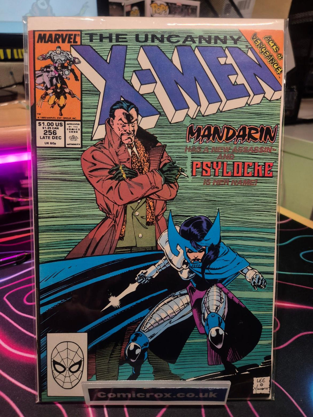 Uncanny X-Men, #256, 1989, Direct Edition, KEY Issue, VF+