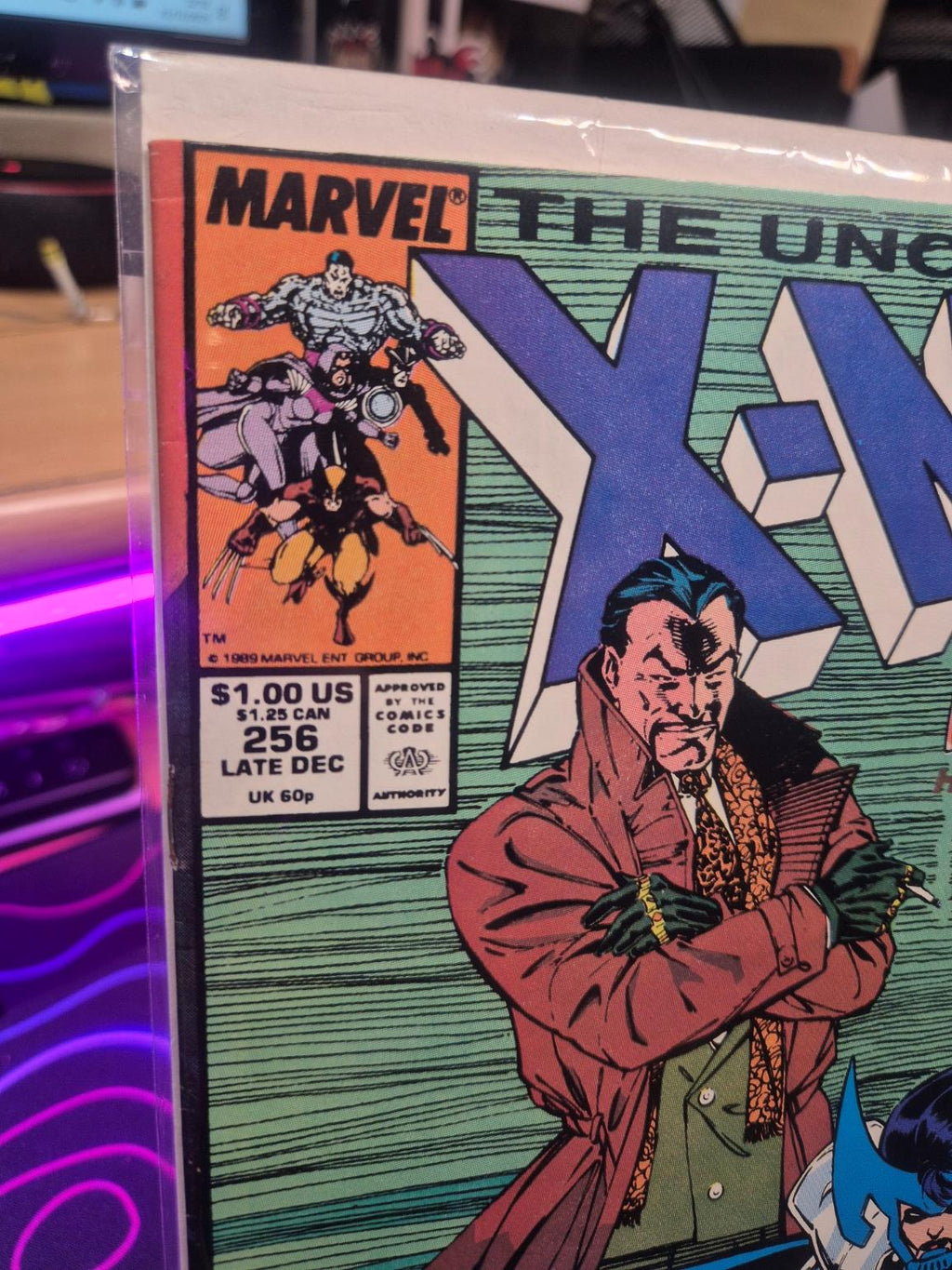 Uncanny X-Men, #256, 1989, Direct Edition, KEY Issue, VF+