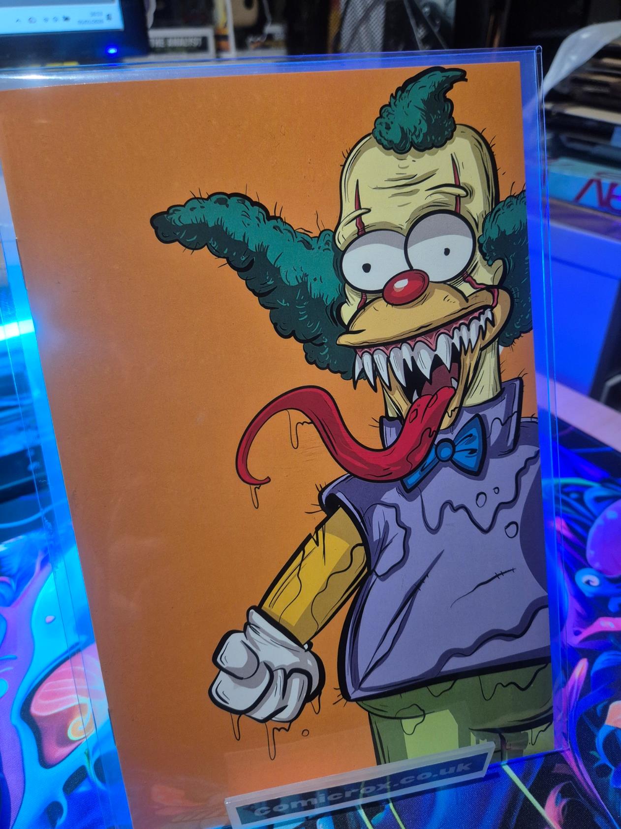 Krusty The Clown, 'Battle Damaged', Gorkem Demir Excl Sketchbook 2025, Ltd 25