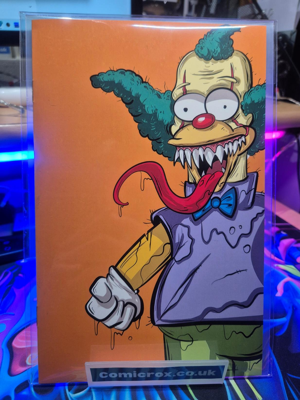 Krusty The Clown, 'Battle Damaged', Gorkem Demir Excl Sketchbook 2025, Ltd 25