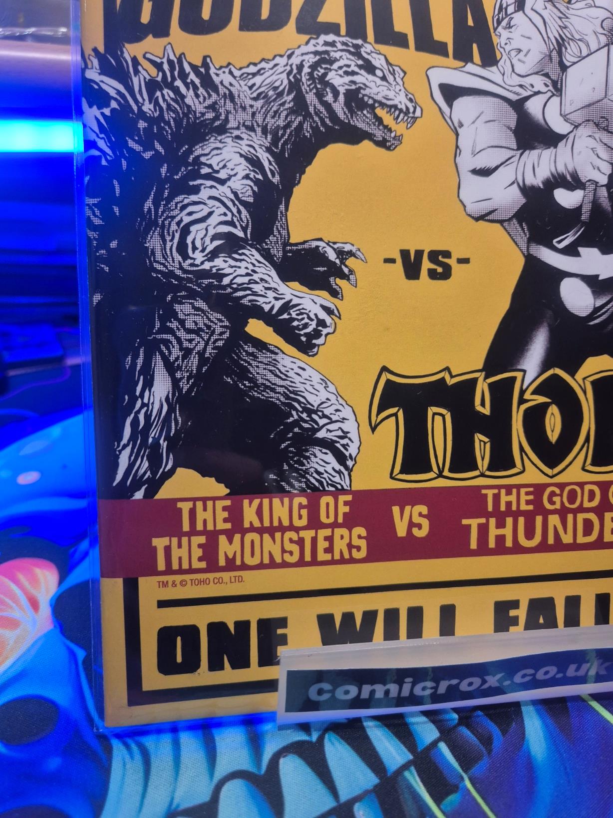 Godzilla vs. Thor, #1, Lee Garbett Versus Variant, New/NM, Rare Cover  GODZILLA