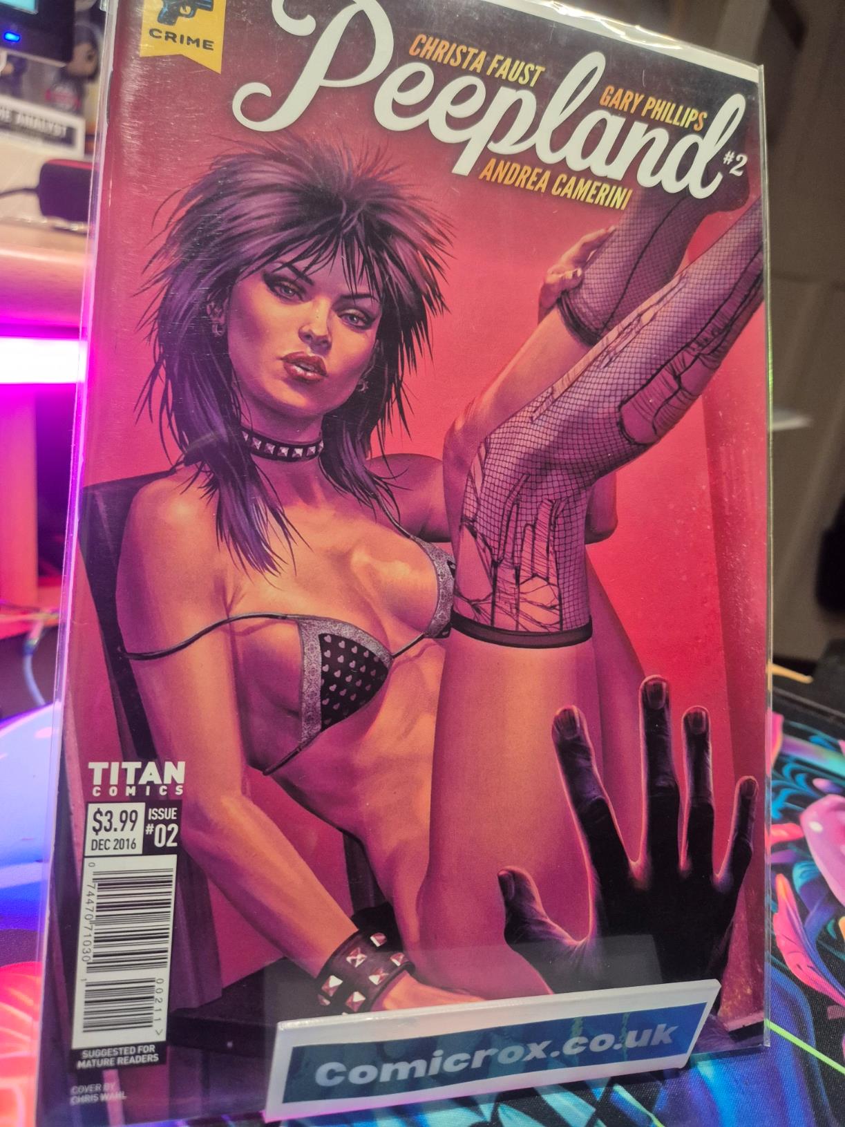 Peepland, #2, Hard Case Crime, Chris Wahl Cover. NM