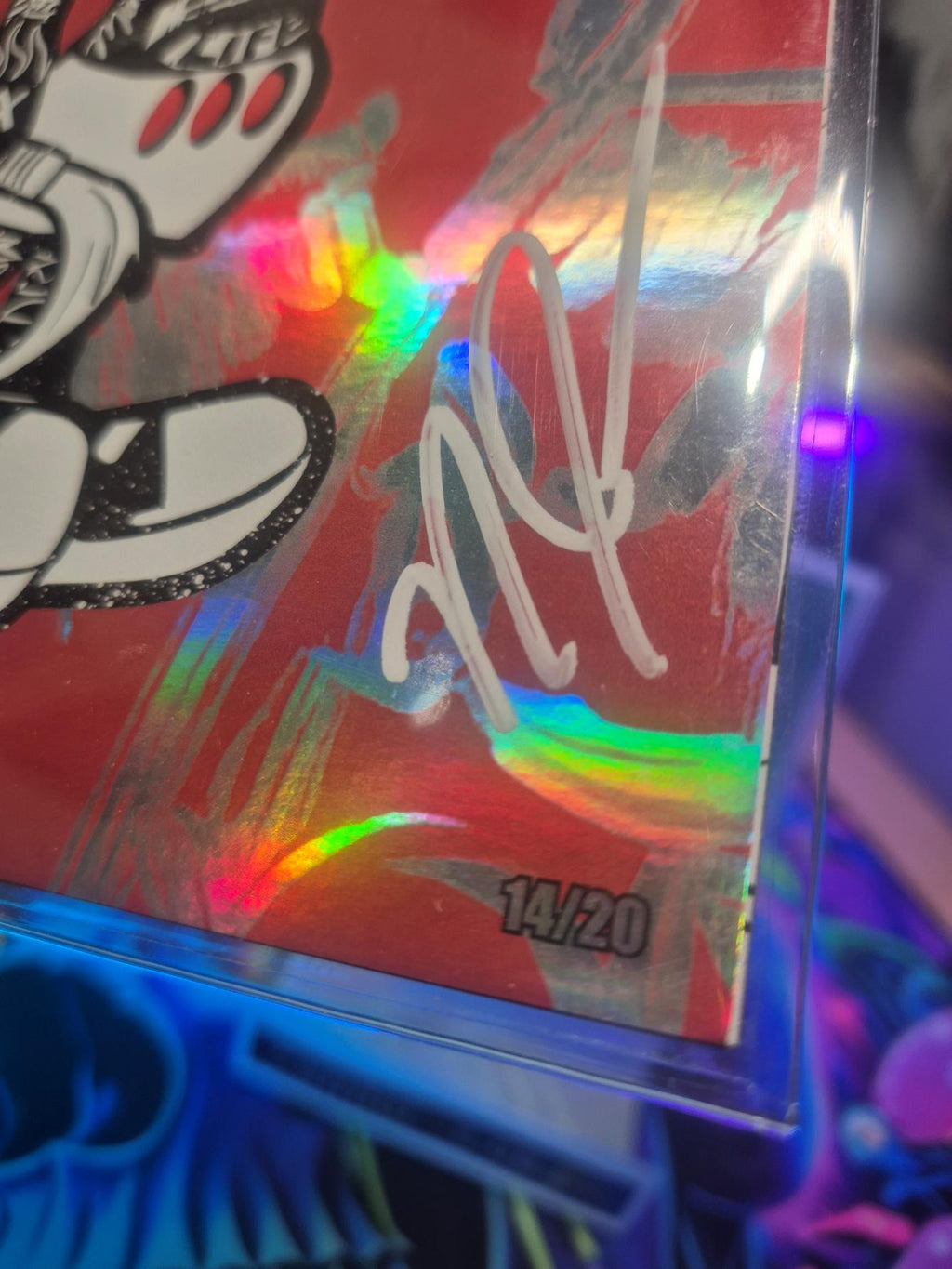 Drippy Willy, #1, Ashcan Graffiti Spot Foil, NateMadeIt Exclusive, Signed COA