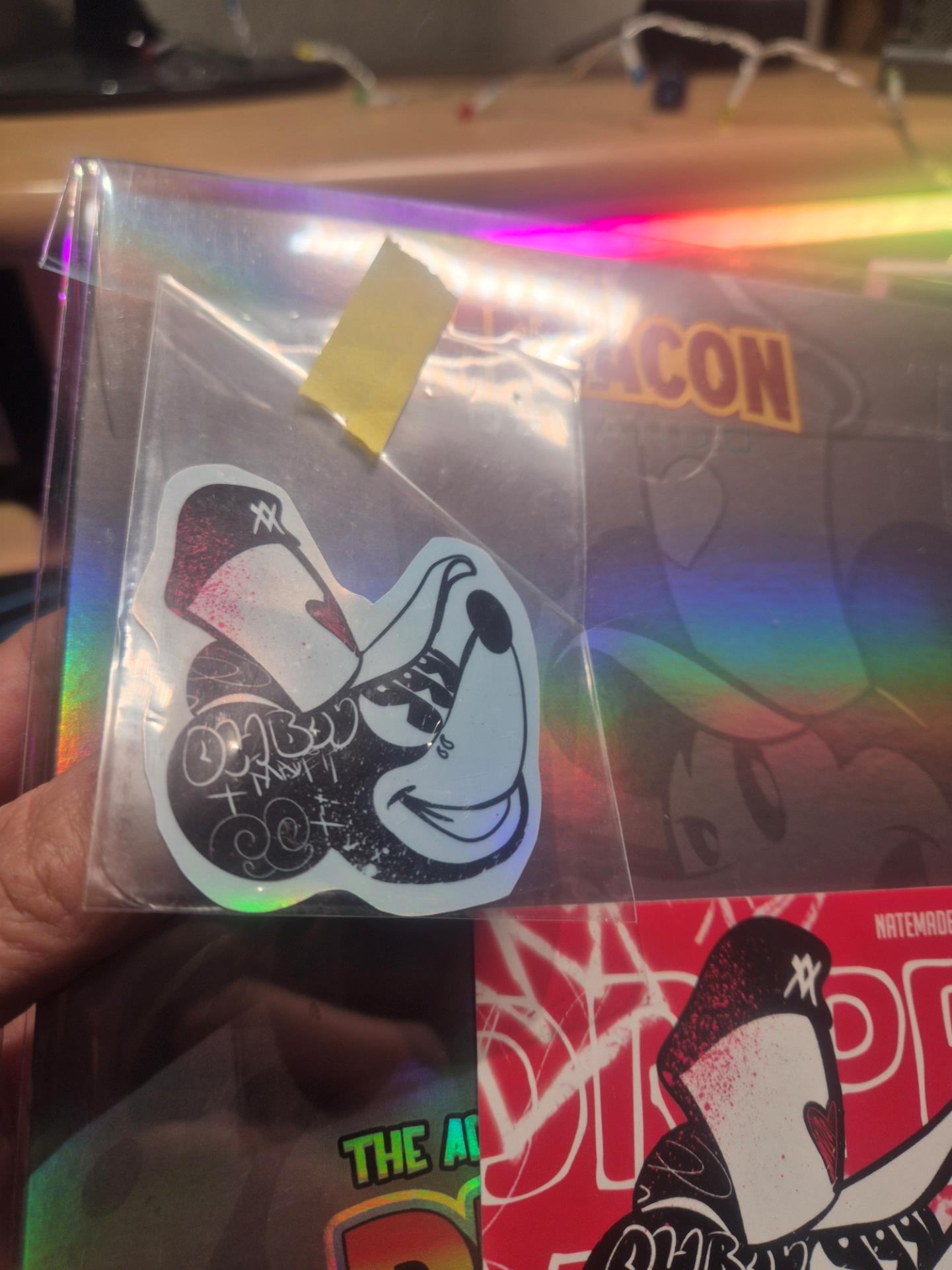 Drippy Willy, #1, Ashcan Graffiti Spot Foil, NateMadeIt Exclusive, Signed COA