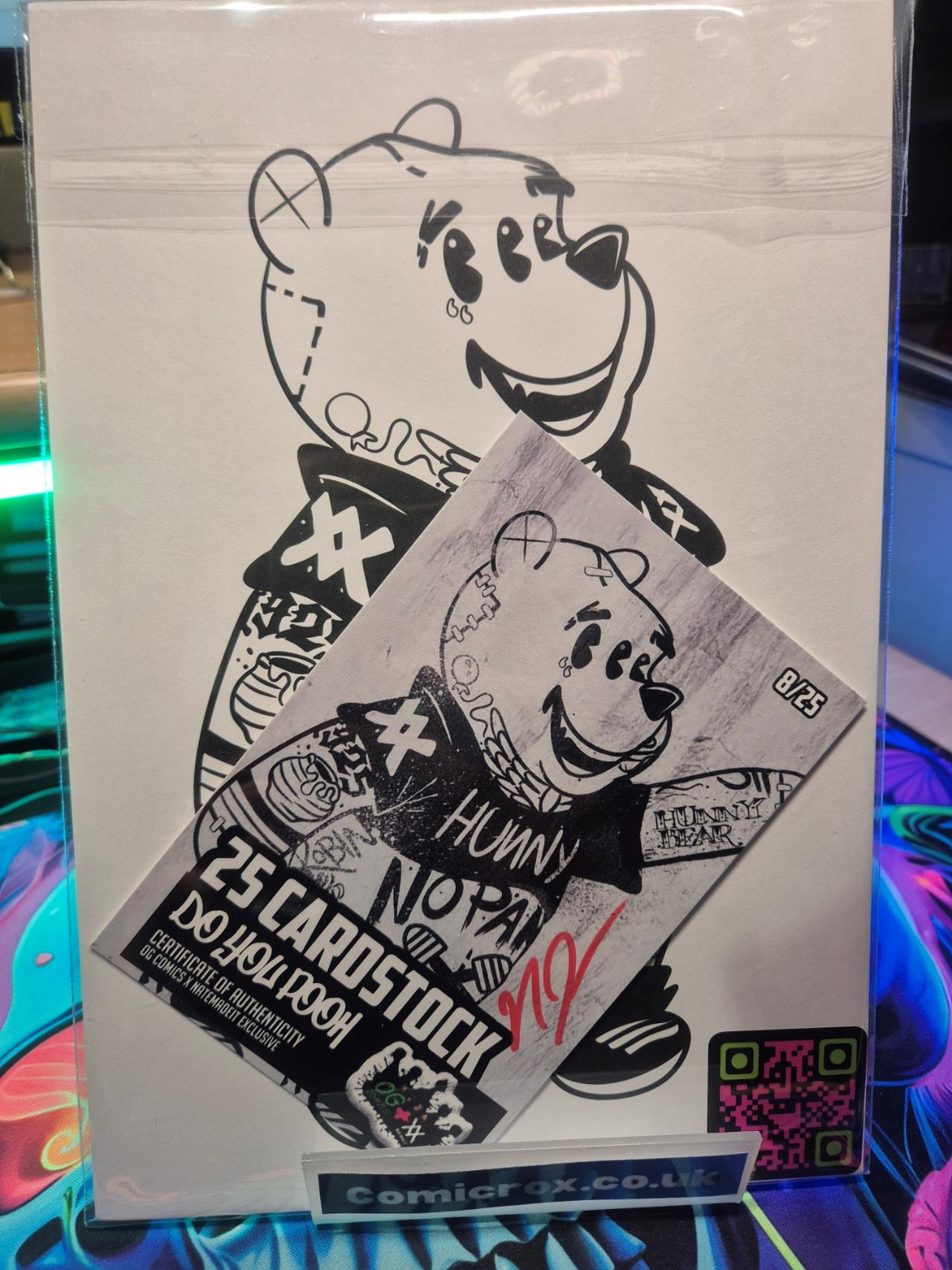 Do You Pooh #1 Banksy Homage. Limited to 25. Signed COA, Extra Art Board