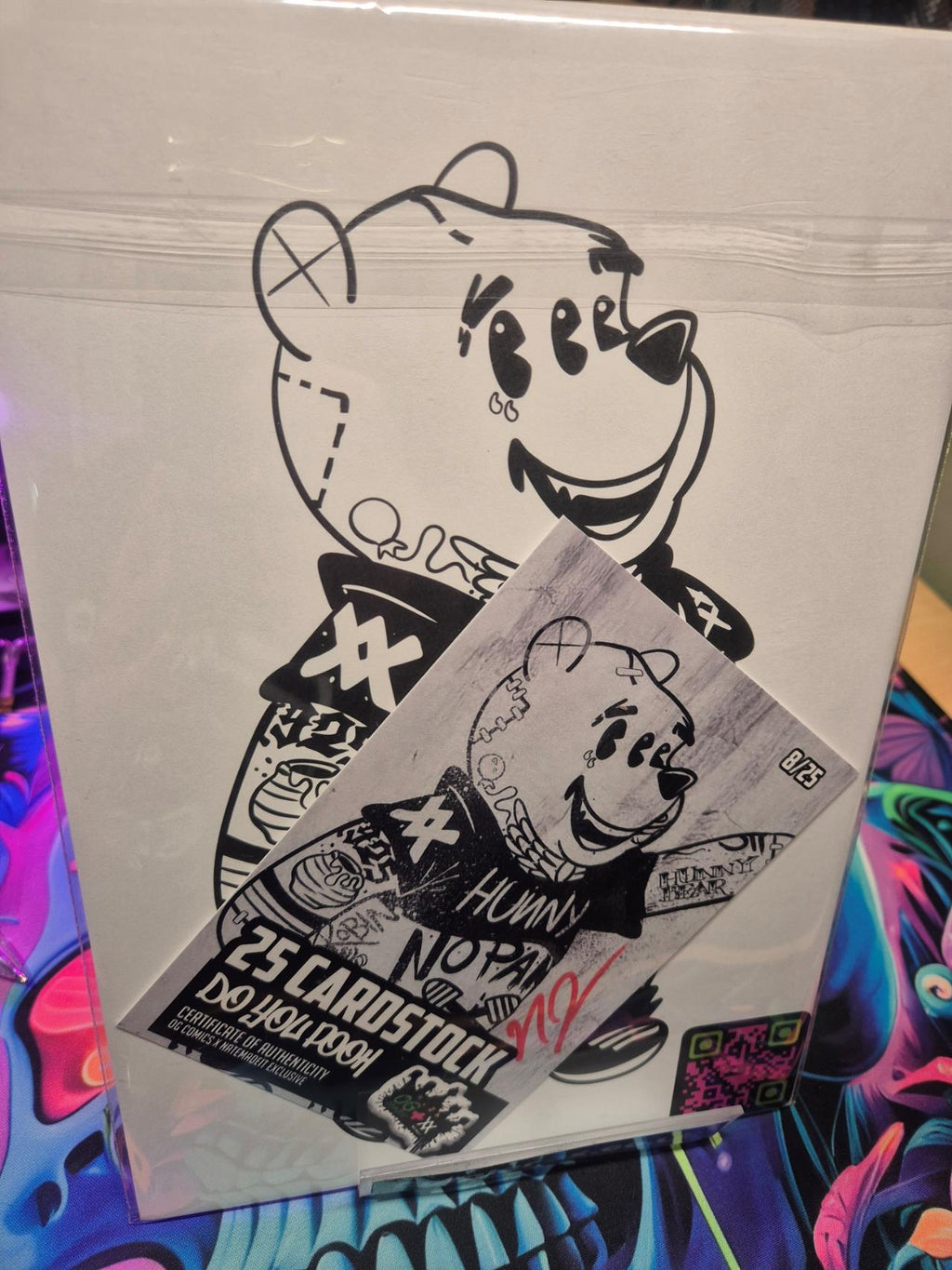 Do You Pooh #1 Banksy Homage. Limited to 25. Signed COA, Extra Art Board