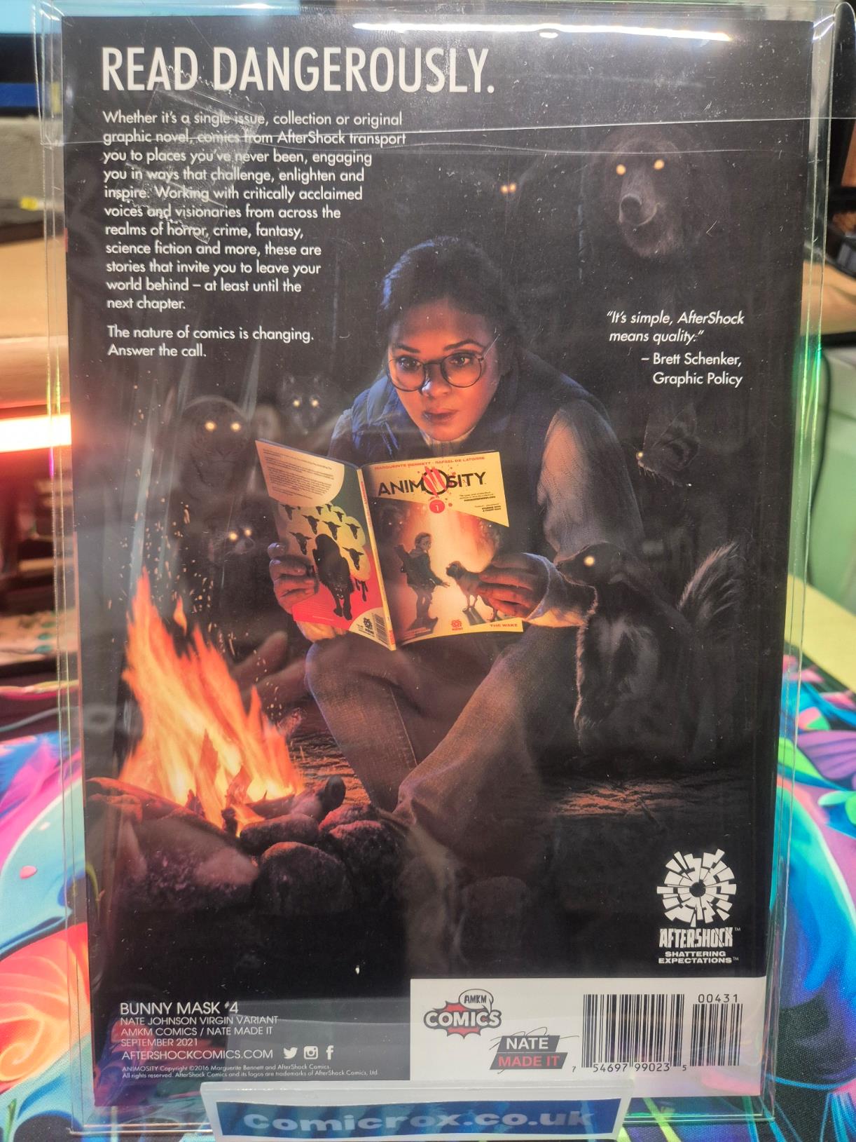 Bunny Mask #4, CMYK Virgin, NateMadeIt AMKM Exclusive, Signed