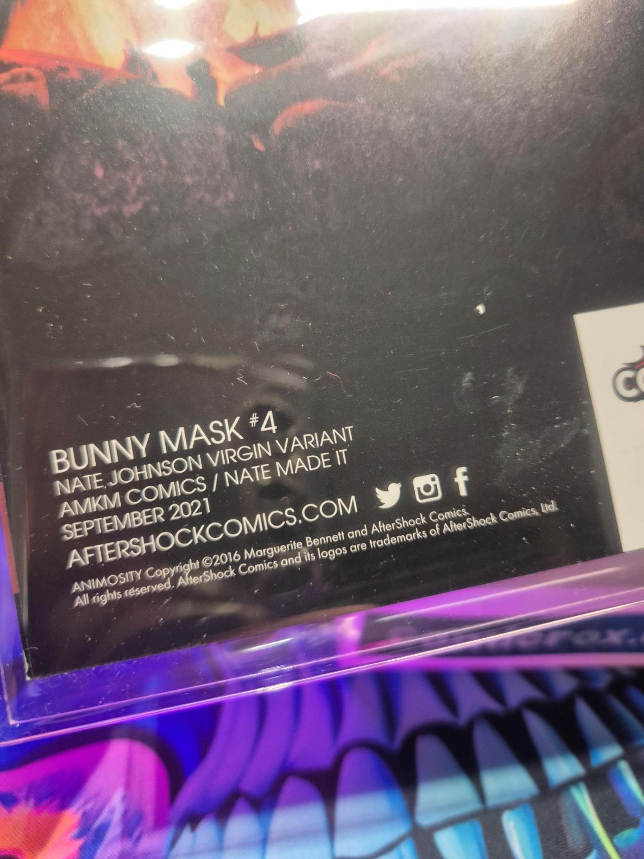 Bunny Mask #4, CMYK Virgin, NateMadeIt AMKM Exclusive, Signed