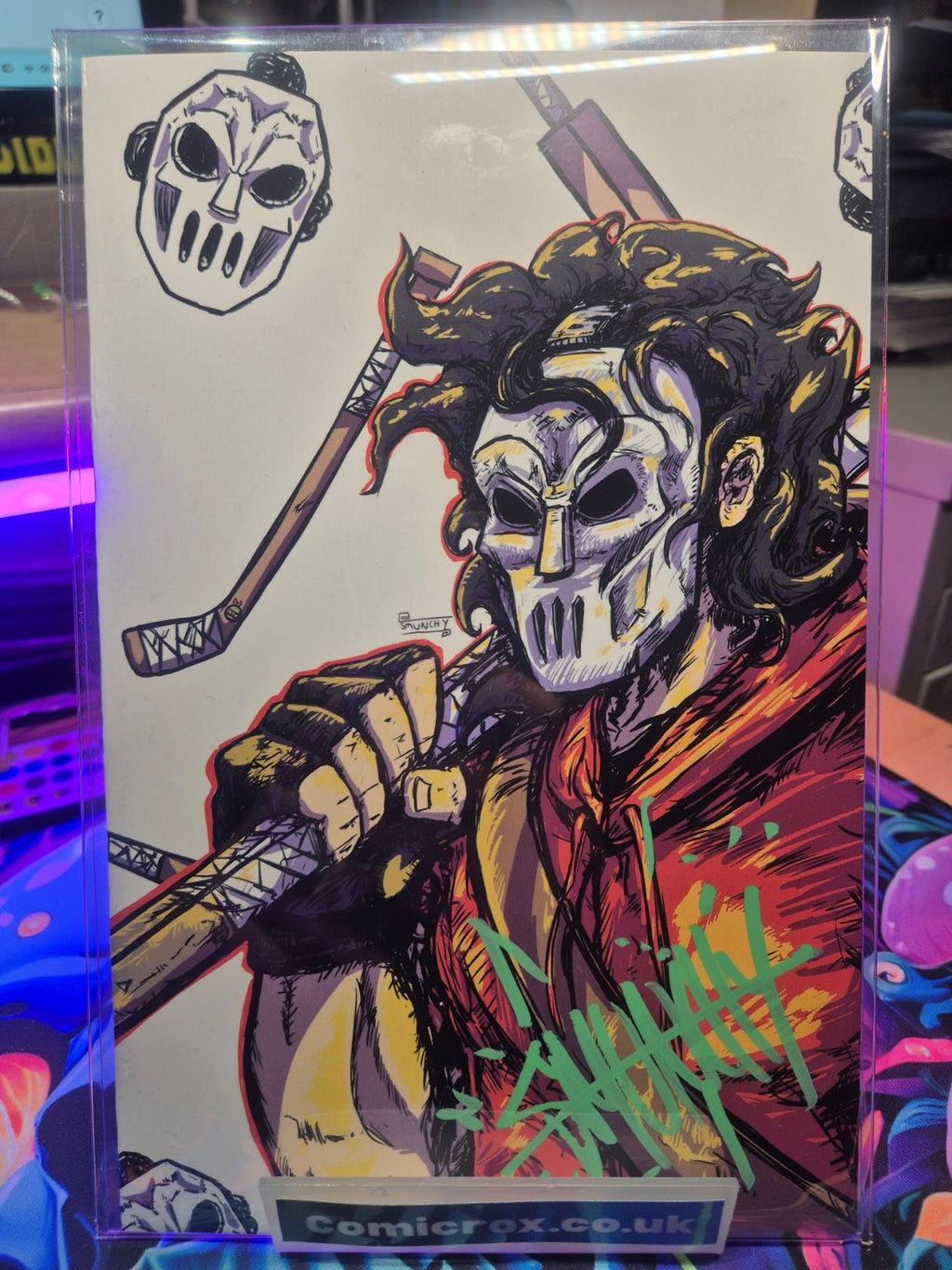 Casey Jones (TMNT) Art Book, Cowabunga Series by SMUNCHY, SIGNED COA, Ltd 25