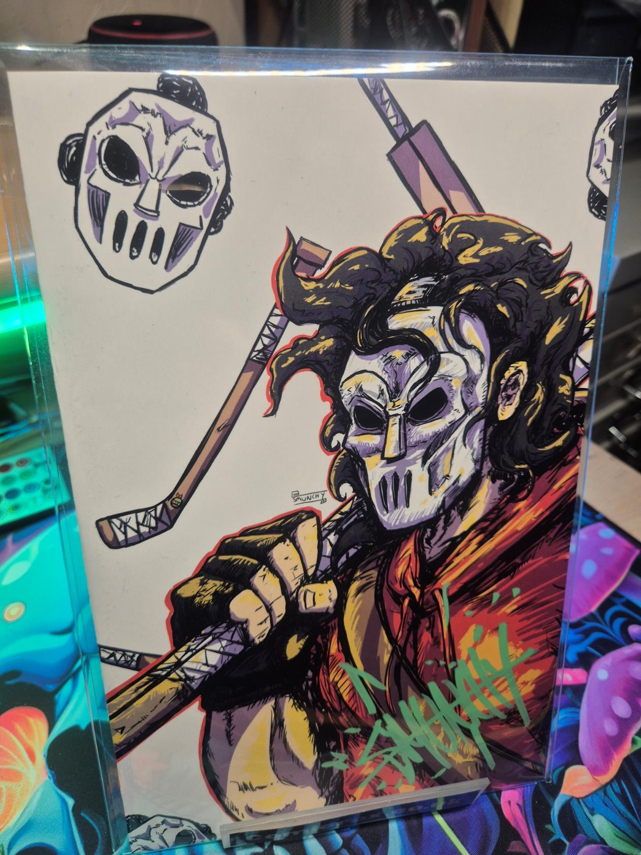 Casey Jones (TMNT) Art Book, Cowabunga Series by SMUNCHY, SIGNED COA, Ltd 25