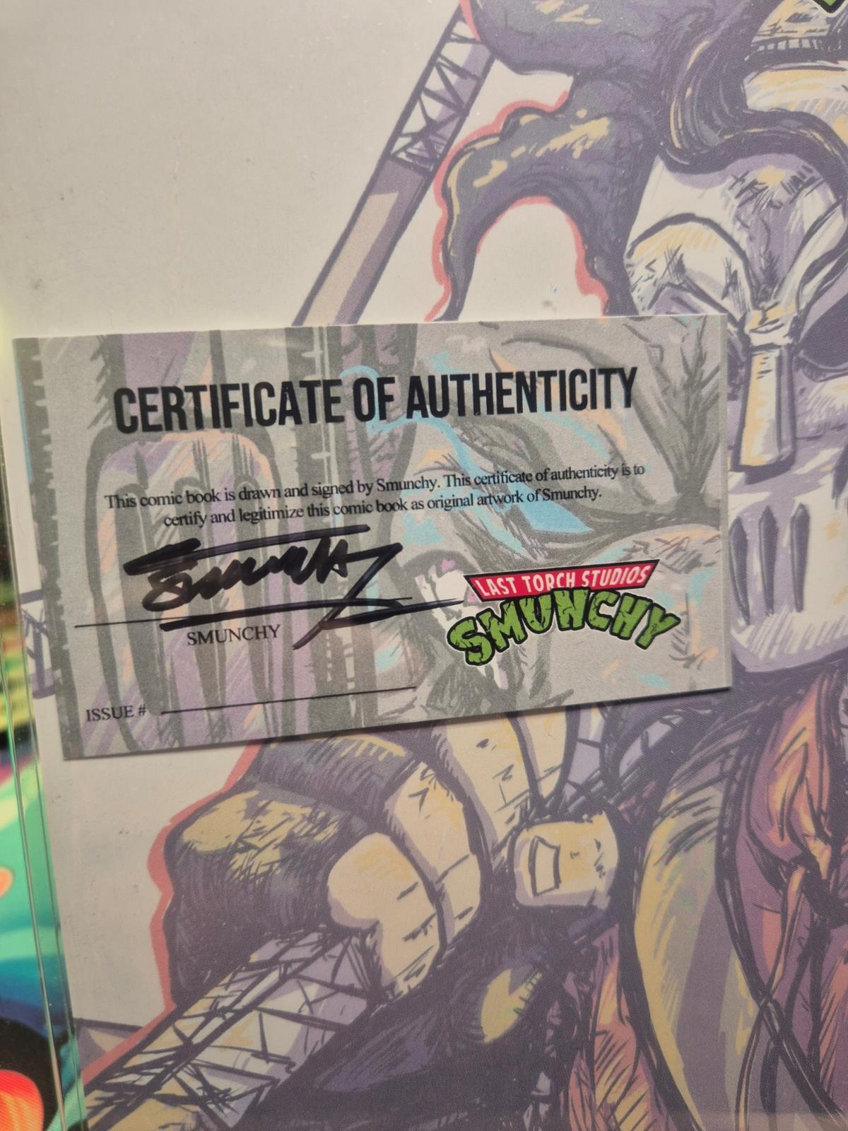 Casey Jones (TMNT) Art Book, Cowabunga Series by SMUNCHY, SIGNED COA, Ltd 25