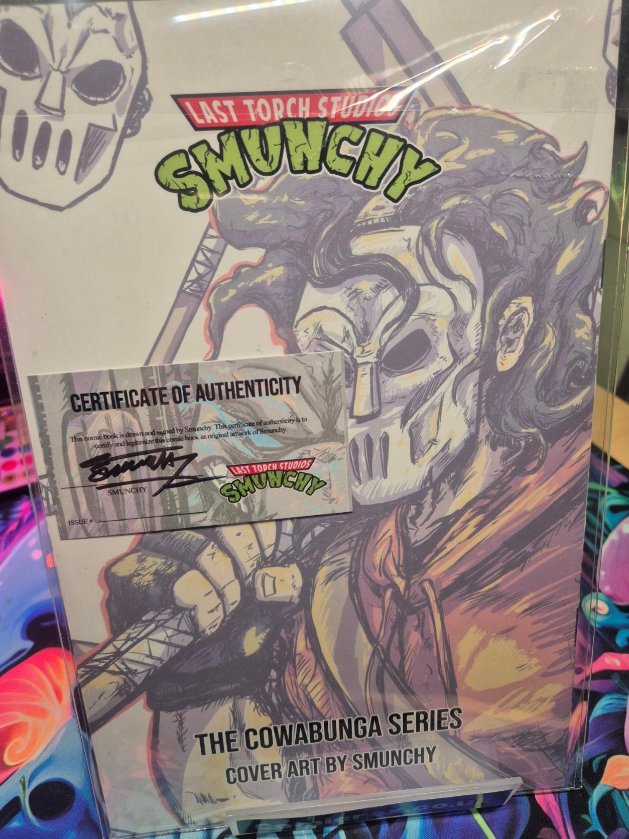 Casey Jones (TMNT) Art Book, Cowabunga Series by SMUNCHY, SIGNED COA, Ltd 25