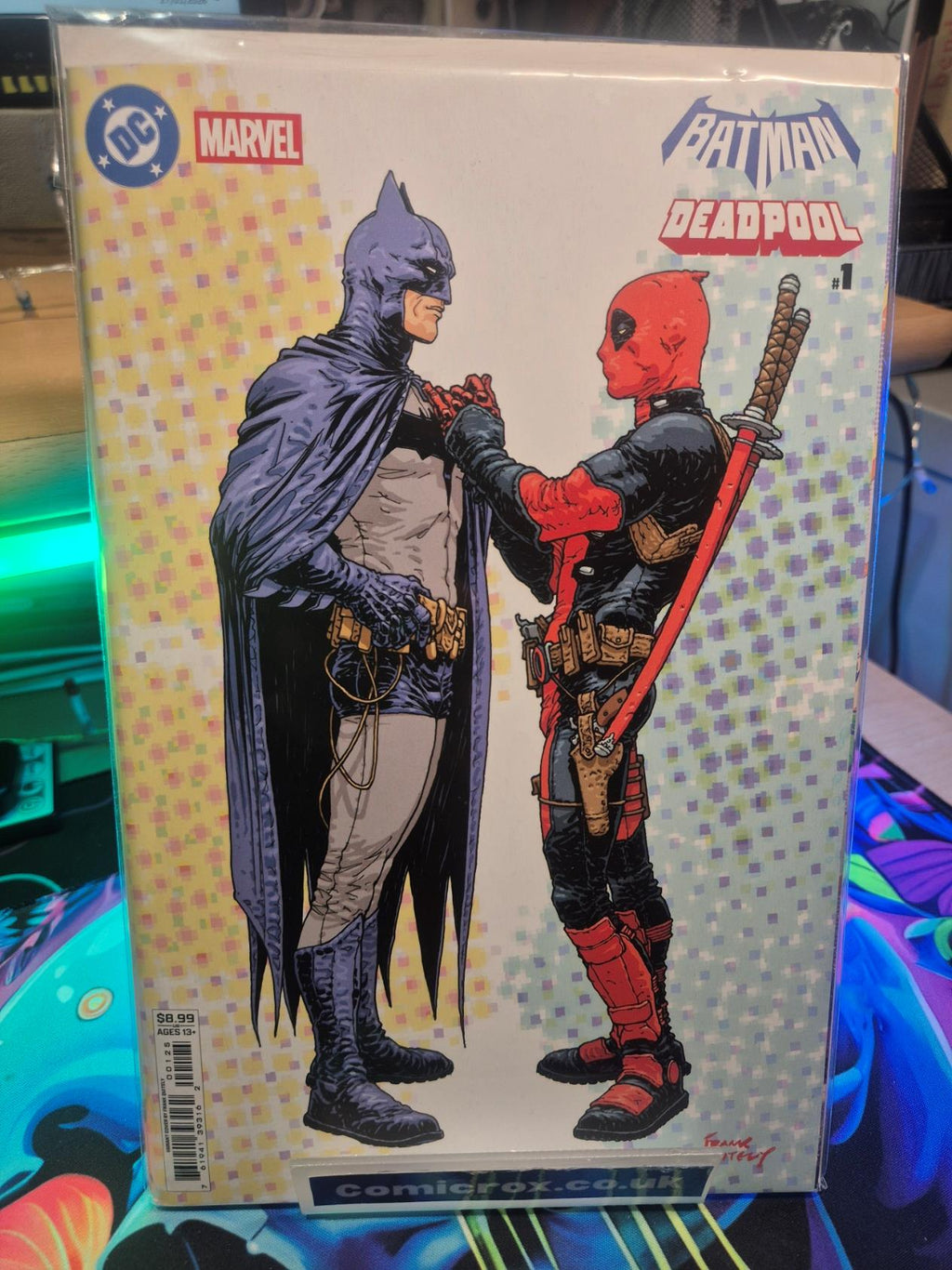 DC MARVEL BATMAN DEADPOOL #1 FRANK QUITELY VARIANT First Print
