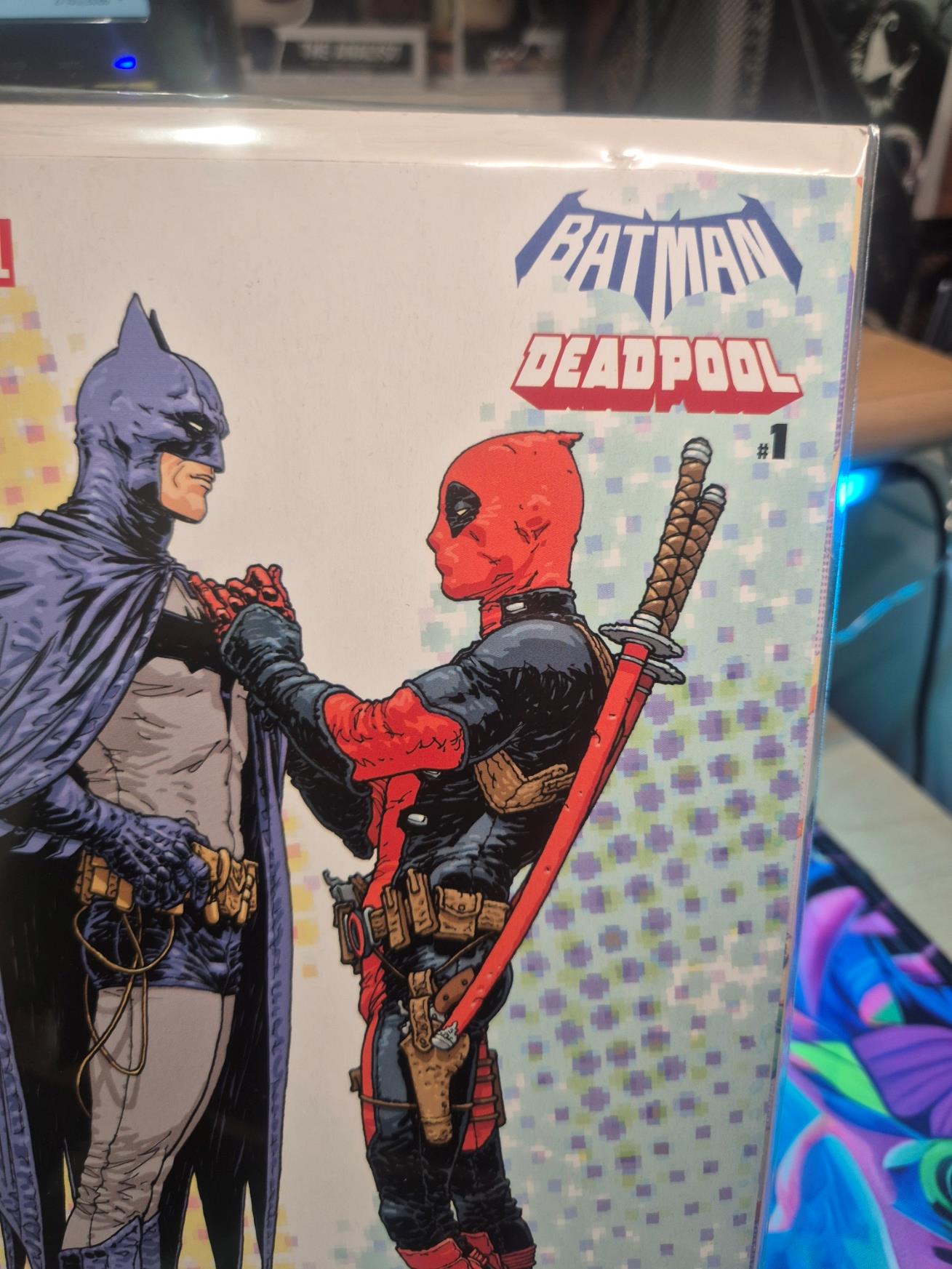 DC MARVEL BATMAN DEADPOOL #1 FRANK QUITELY VARIANT First Print