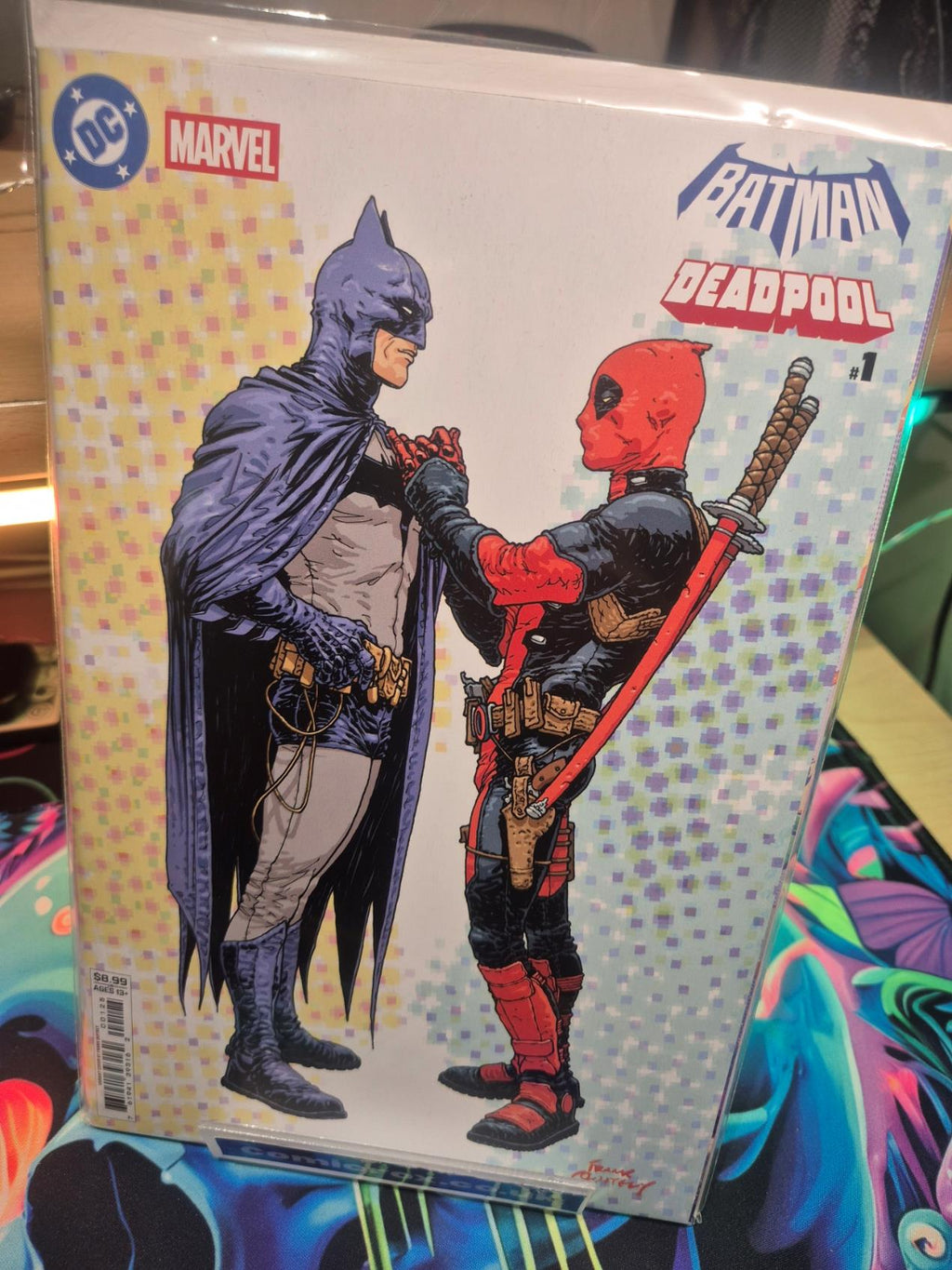 DC MARVEL BATMAN DEADPOOL #1 FRANK QUITELY VARIANT First Print