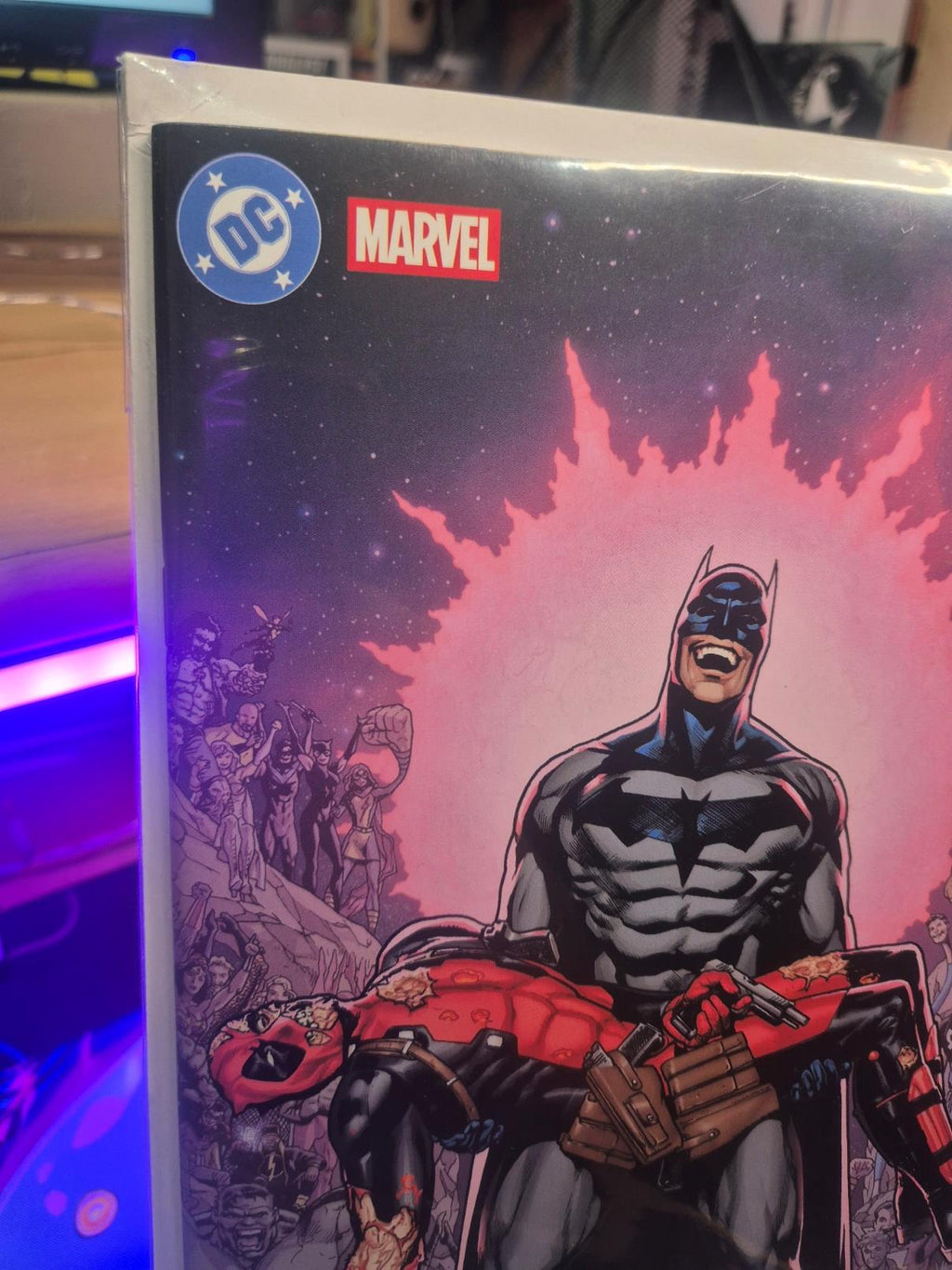 DC MARVEL BATMAN DEADPOOL #1 RYAN SOOK CRISIS HOMAGE VARIANT FIRST PRINT