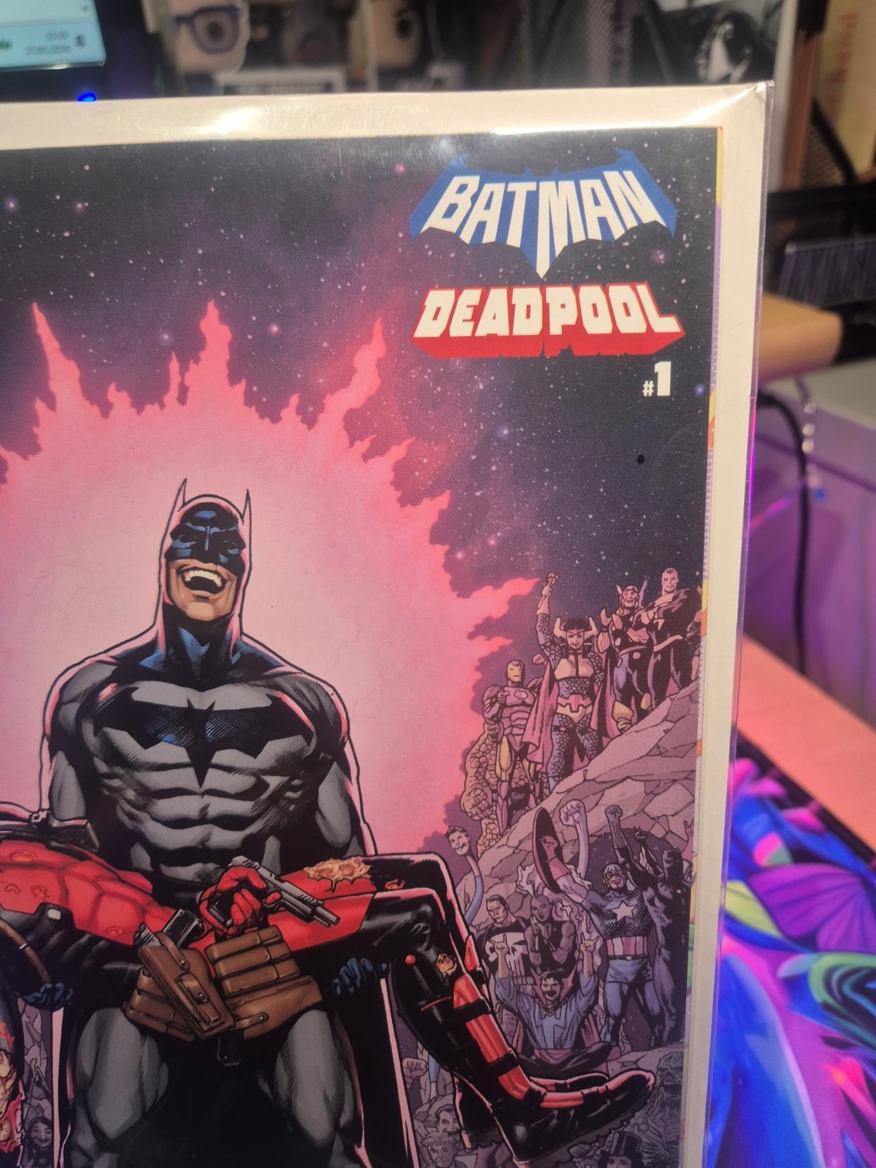 DC MARVEL BATMAN DEADPOOL #1 RYAN SOOK CRISIS HOMAGE VARIANT FIRST PRINT