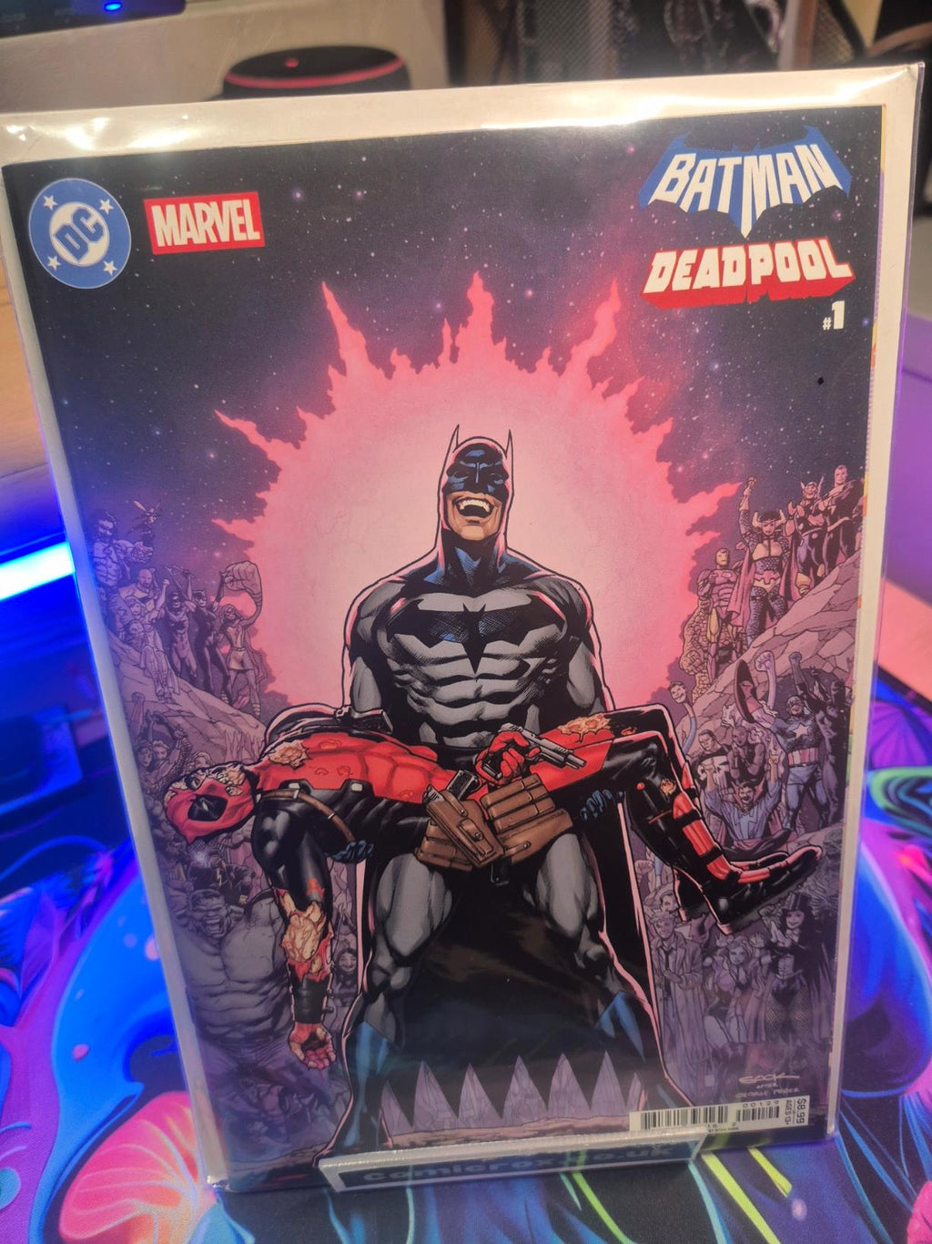 DC MARVEL BATMAN DEADPOOL #1 RYAN SOOK CRISIS HOMAGE VARIANT FIRST PRINT