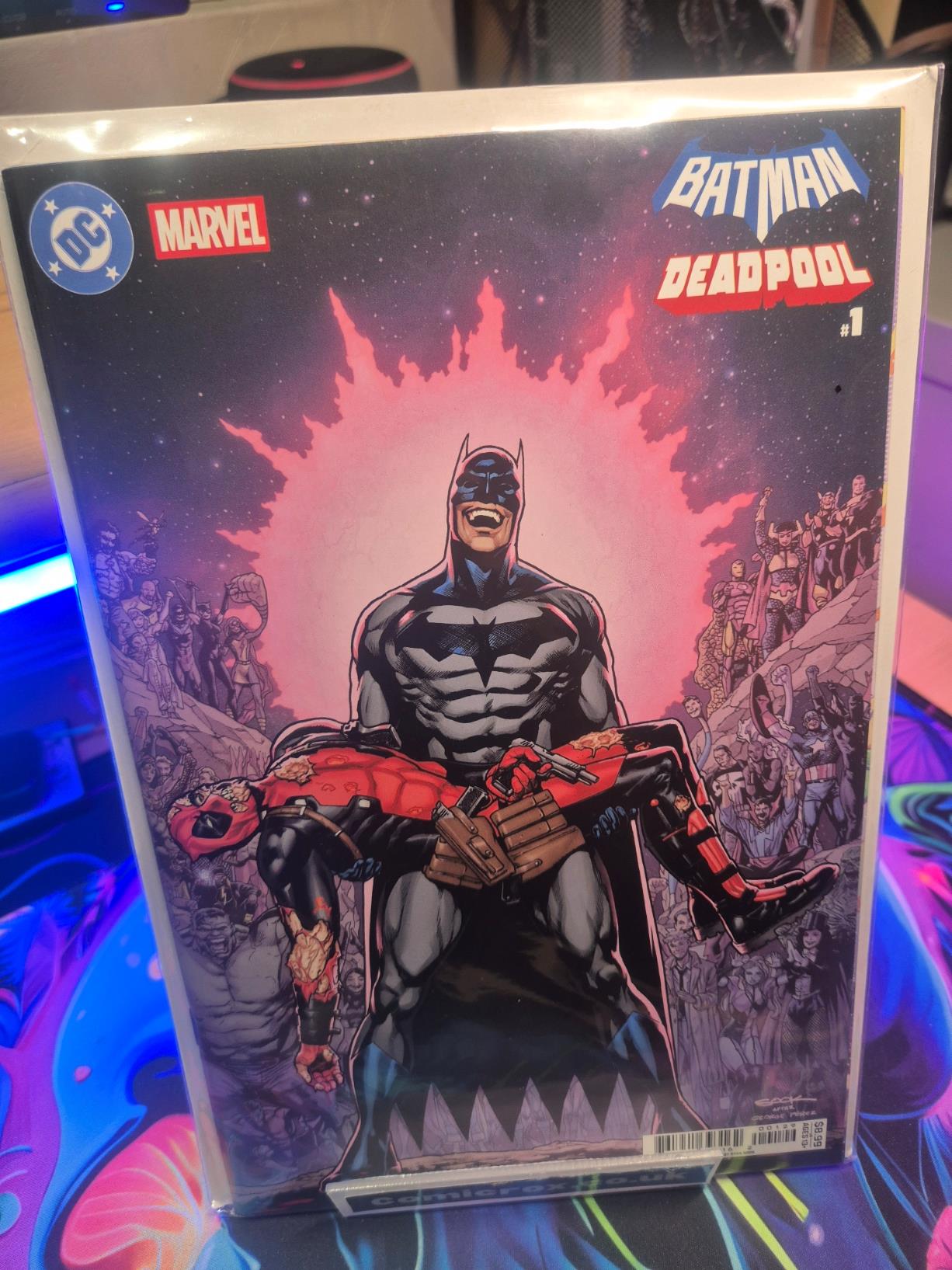 DC MARVEL BATMAN DEADPOOL #1 RYAN SOOK CRISIS HOMAGE VARIANT FIRST PRINT