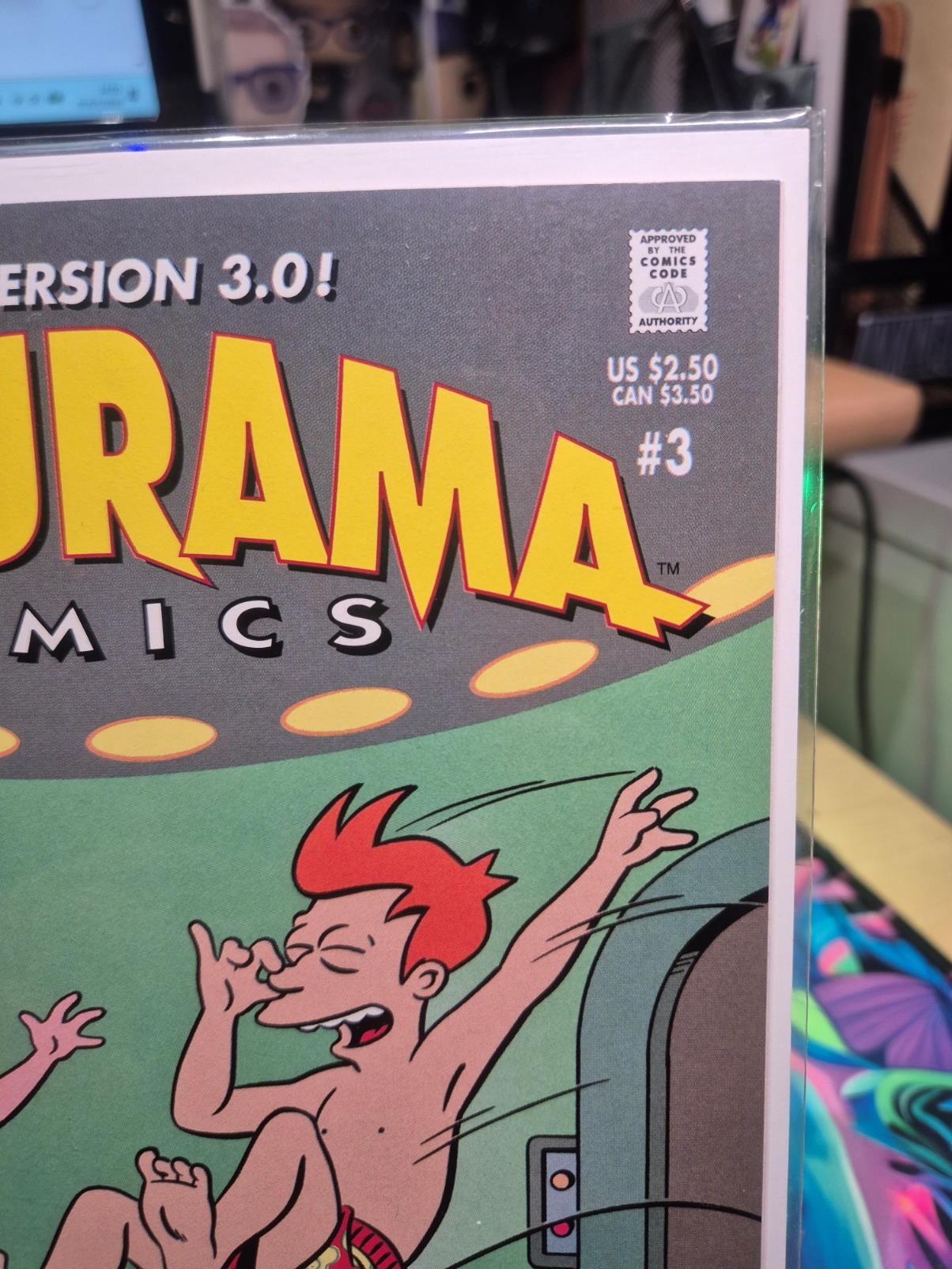 FUTURAMA #3, Direct Edition, 2001, New Version 3.0, NEW/NM