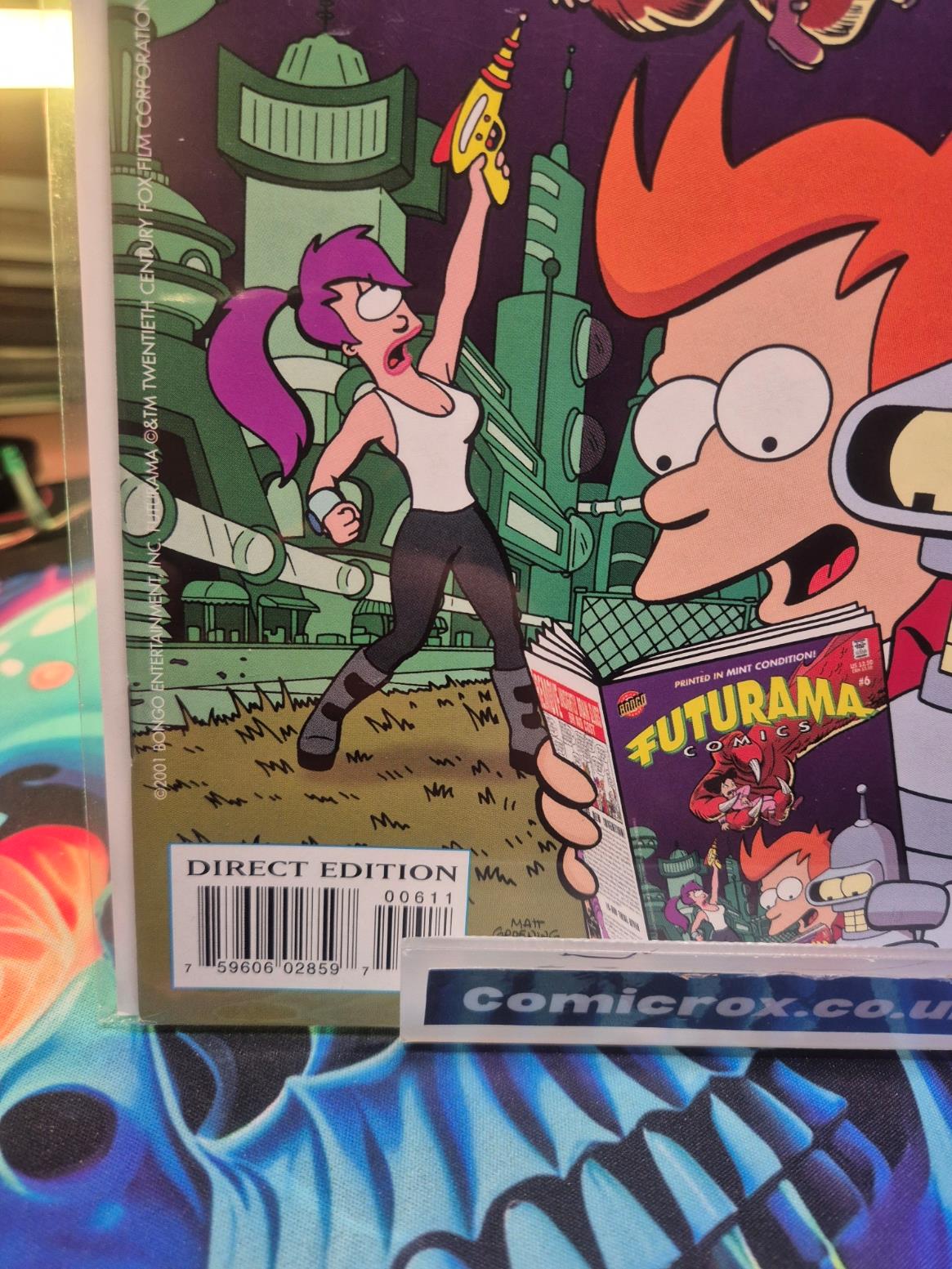 FUTURAMA #6 Direct Edition 2001, VF/NM