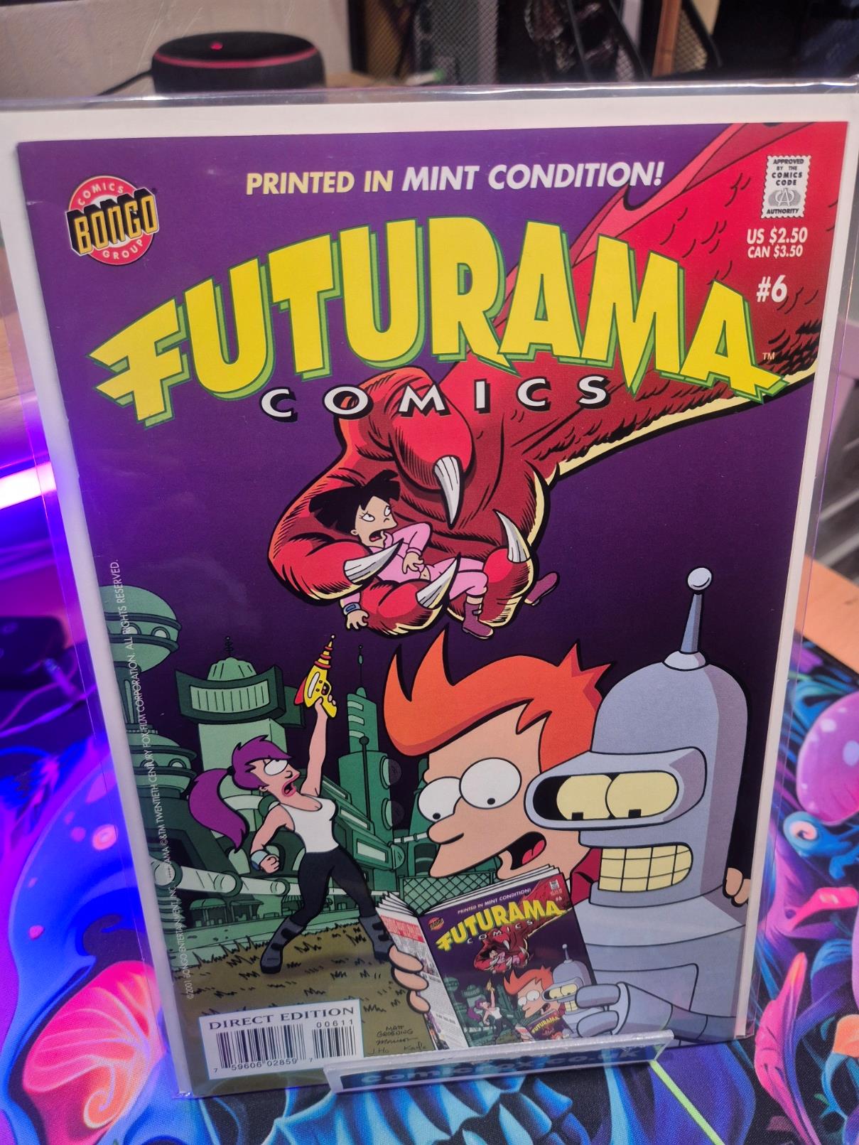 FUTURAMA #6 Direct Edition 2001, VF/NM