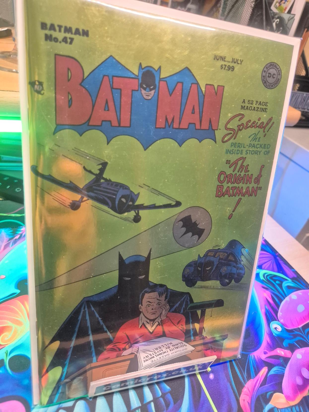 BATMAN, Vol. 1 #47, Facsimile Foil Variant, 2026, ORIGIN OF BATMAN, NEW/NM