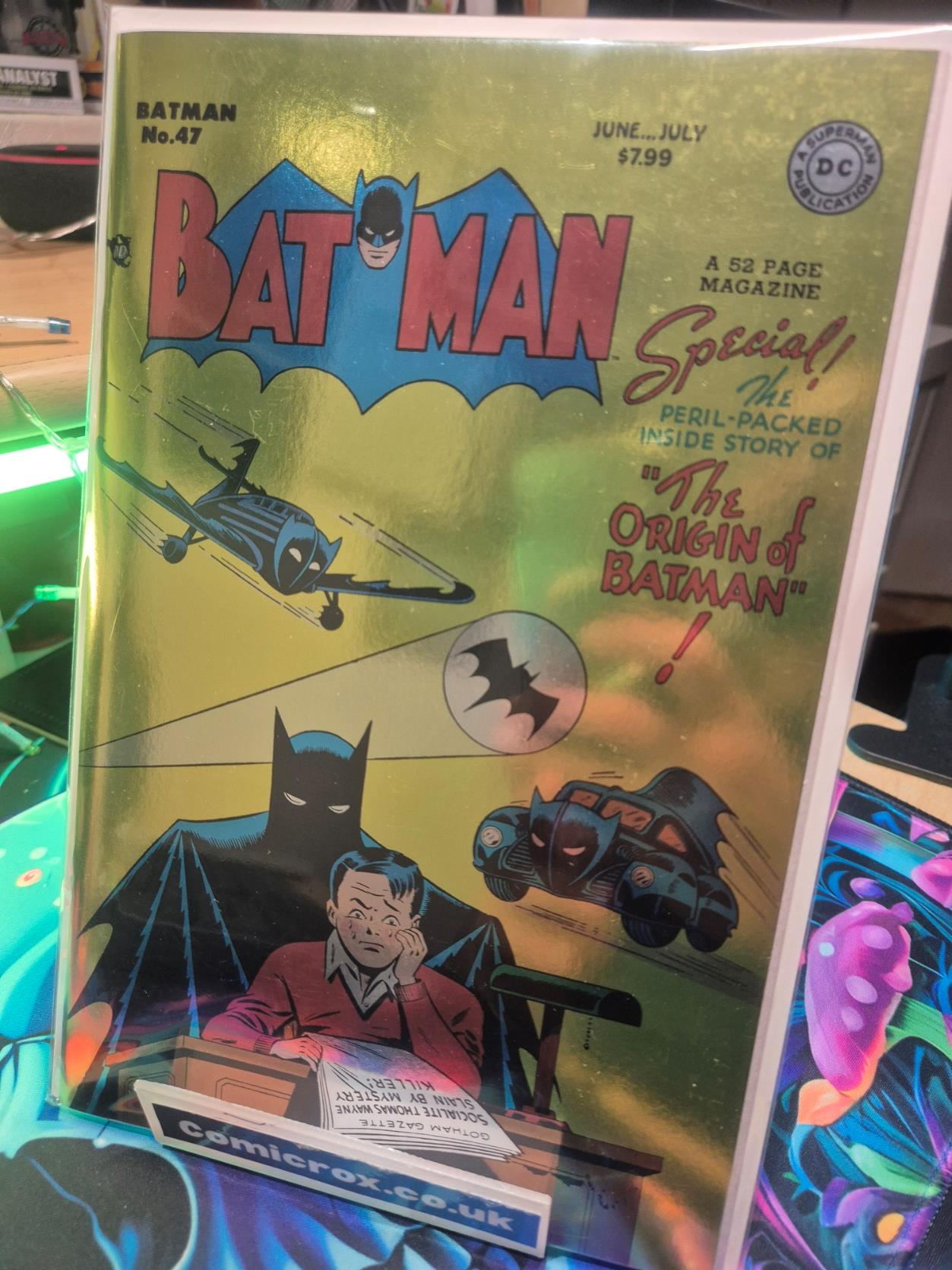 BATMAN, Vol. 1 #47, Facsimile Foil Variant, 2026, ORIGIN OF BATMAN, NEW/NM