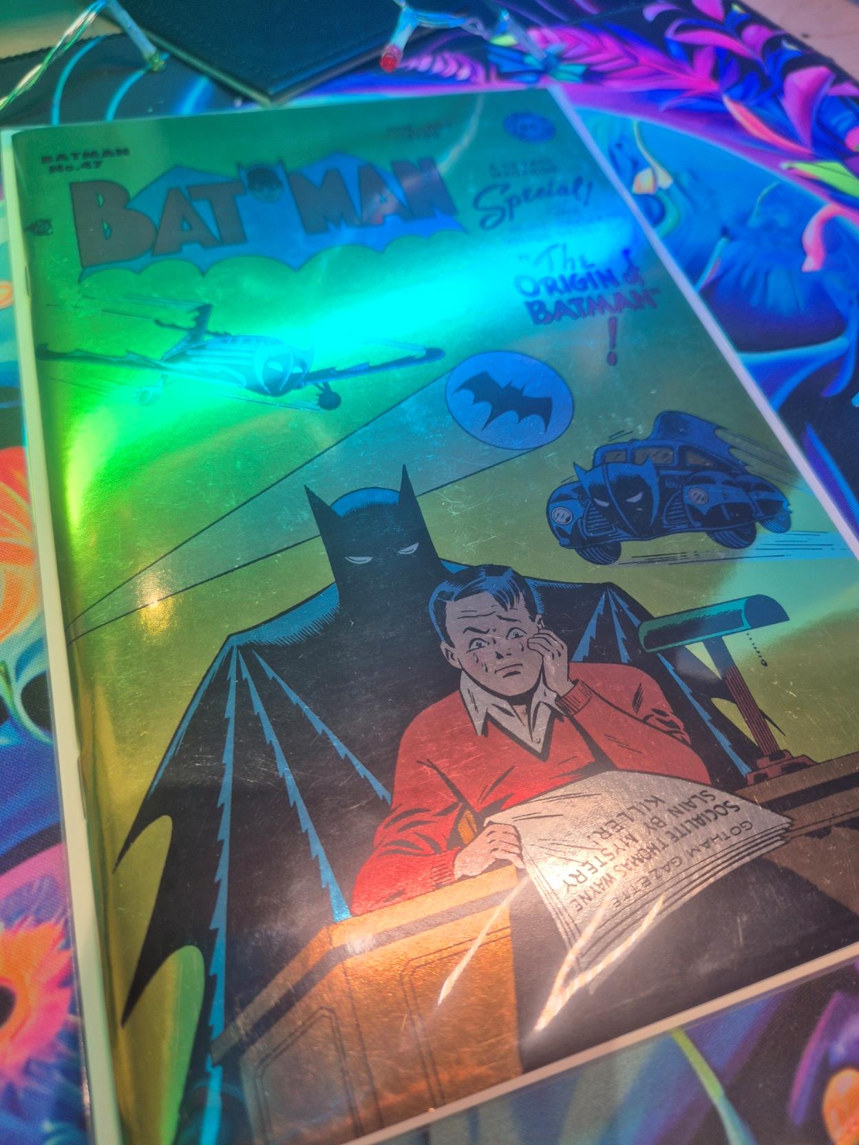 BATMAN, Vol. 1 #47, Facsimile Foil Variant, 2026, ORIGIN OF BATMAN, NEW/NM