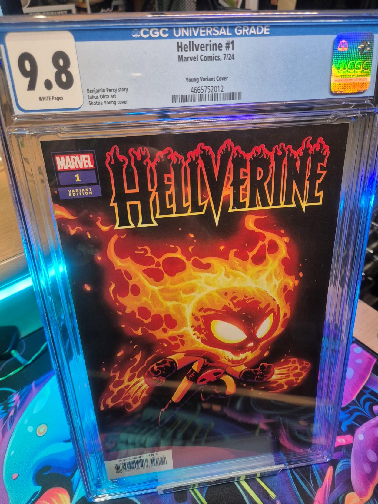 HELLVERINE, Vol. 1, #1, Skottie Young Variant, CGC 9.8