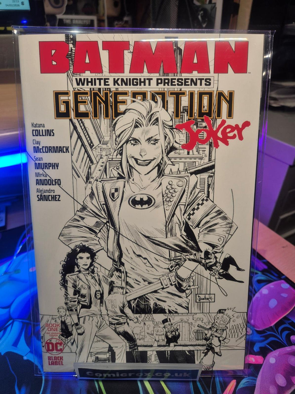 Batman: White Knight Presents - Generation Joker #1 Sean Murphy B&W Variant, NM