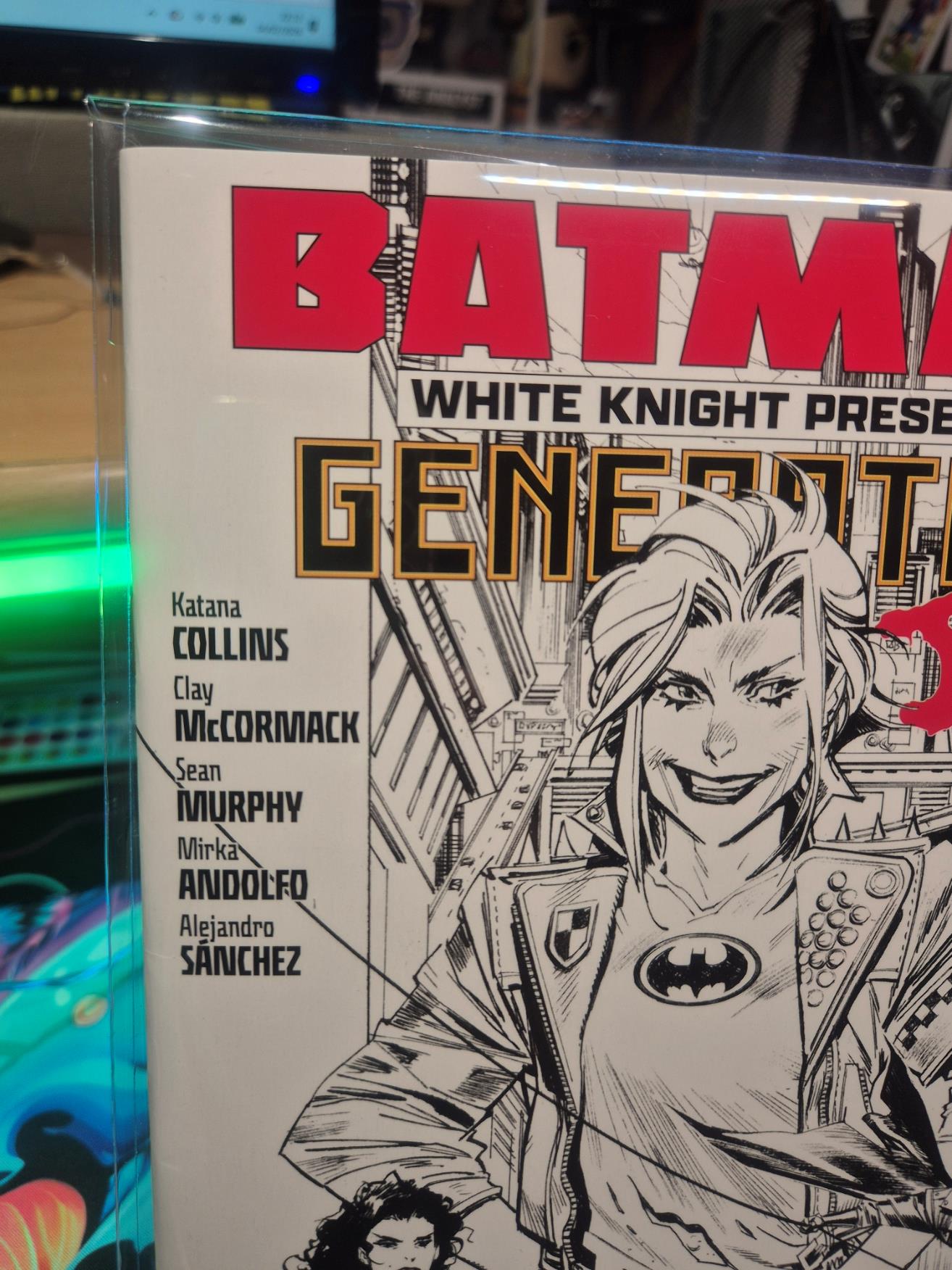 Batman: White Knight Presents - Generation Joker #1 Sean Murphy B&W Variant, NM