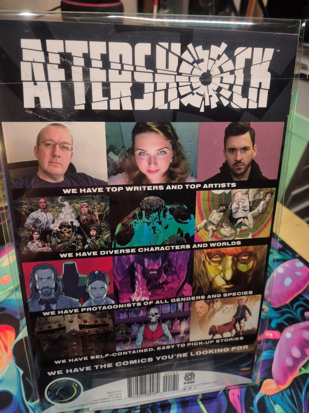 Relay #1, Lucio Parrillo Virgin Variant, Aftershock, Rare, Mint