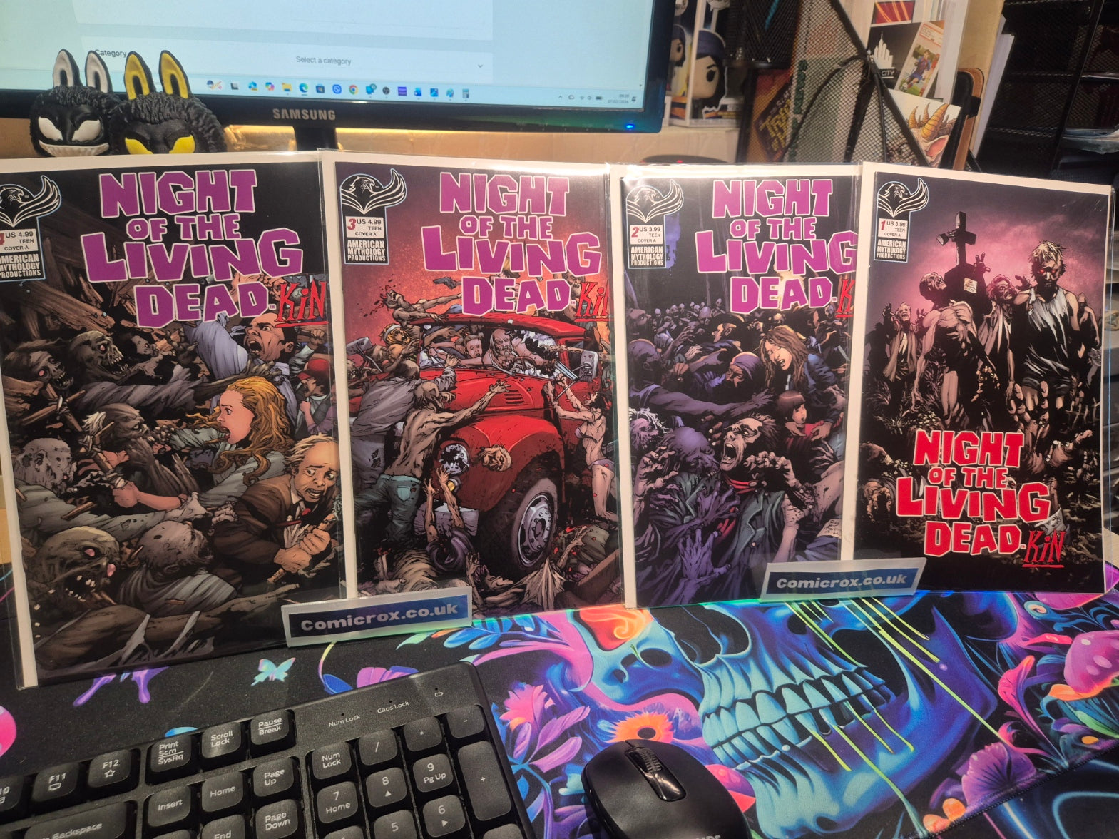 NIGHT OF THE LIVING DEAD: KIN, Complete Set #1 to 4, All NM