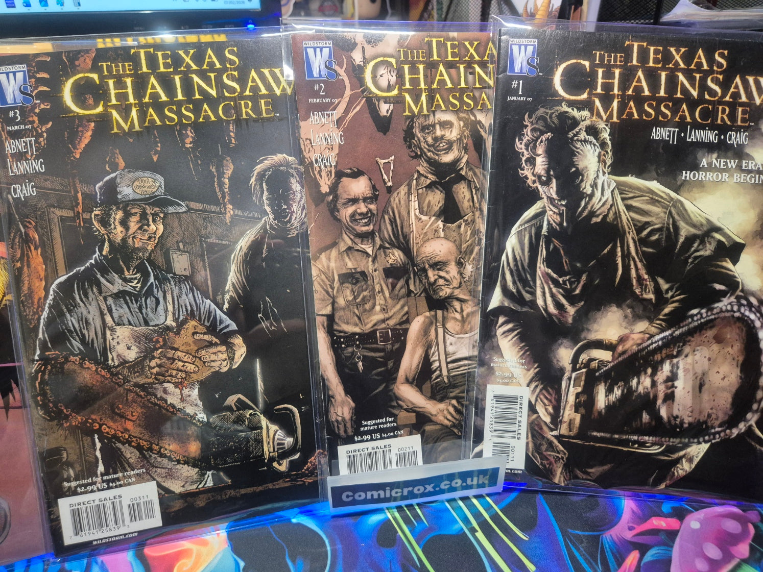 Texas Chainsaw Massacre, Complete Run, Issues 1 to 6, High Grade, In Mylar