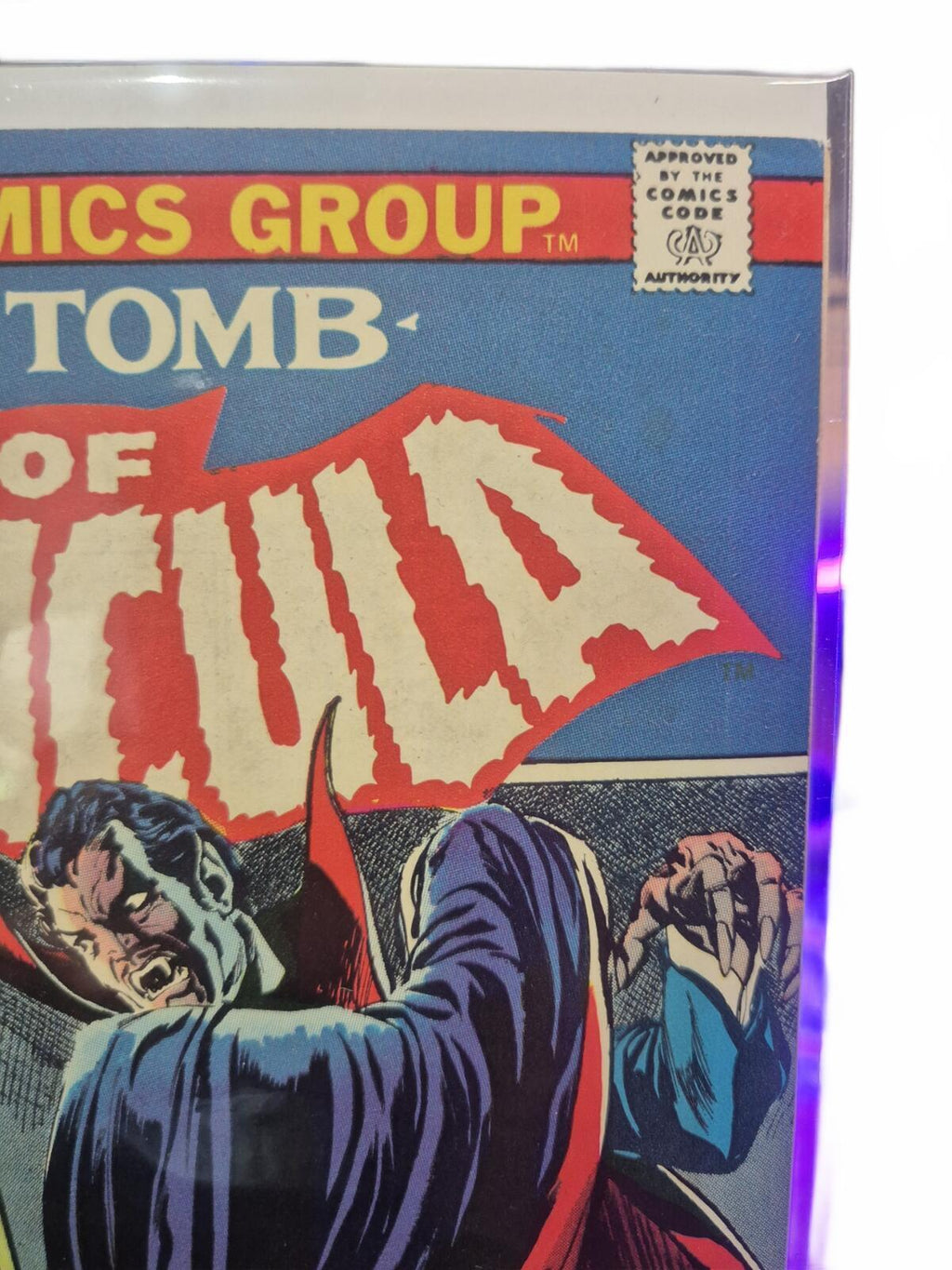 Tomb of Dracula #17, Key: Blade is Bitten by Dracula, 1974, High Grade VF+