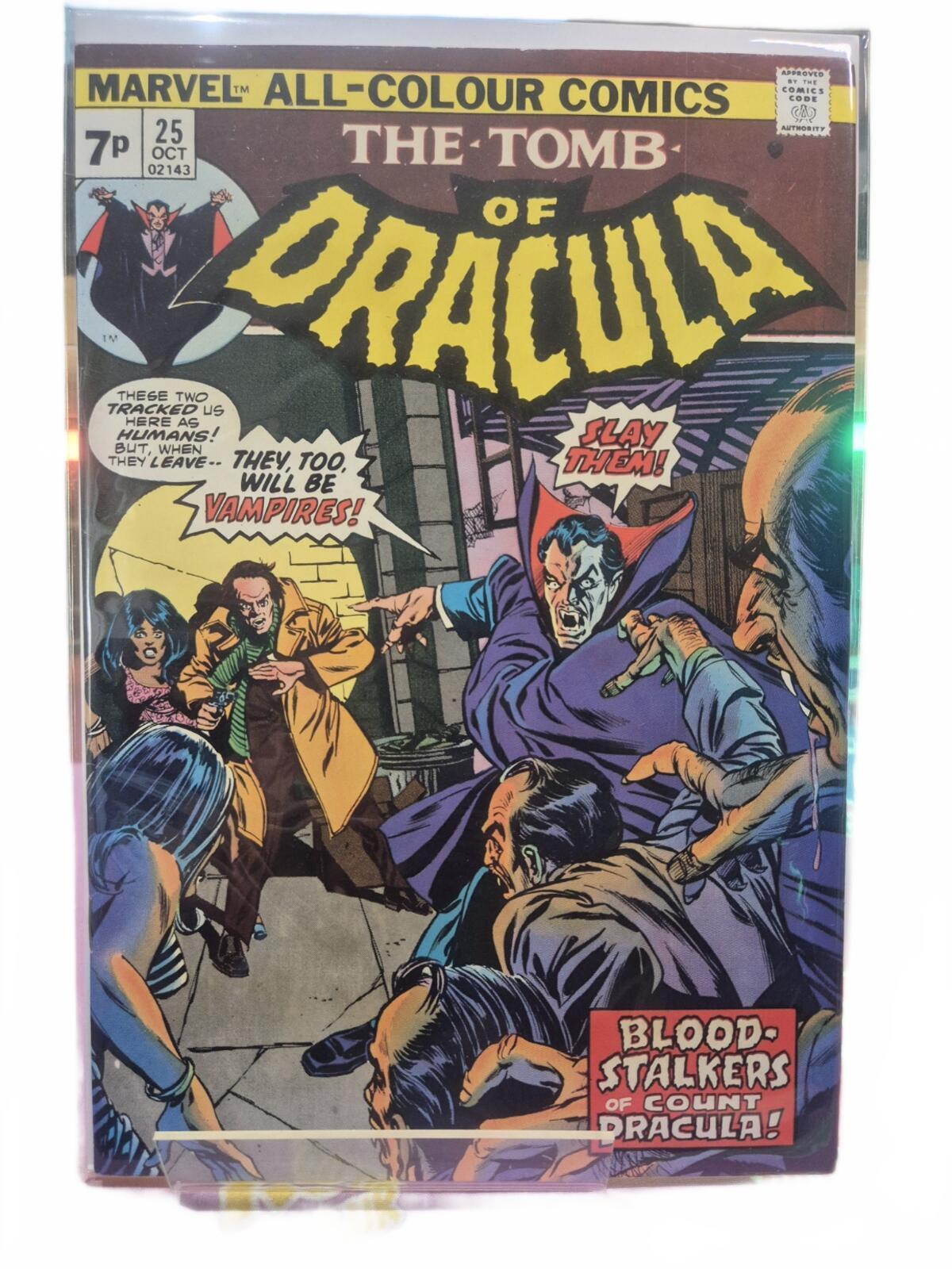 Tomb of Dracula #25, Origin & 1st app. Hannibal King, High Grade VF/VF+