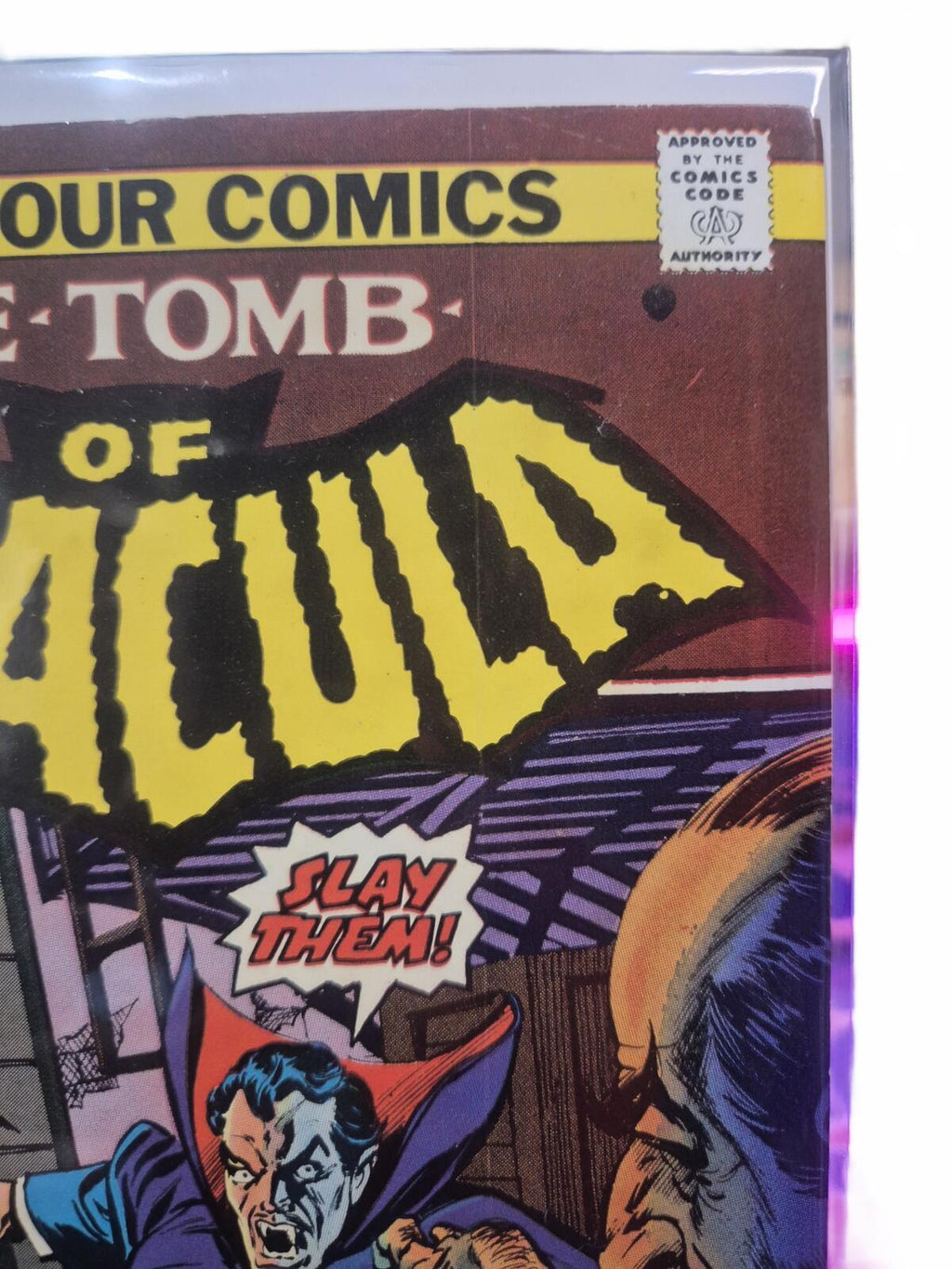 Tomb of Dracula #25, Origin & 1st app. Hannibal King, High Grade VF/VF+