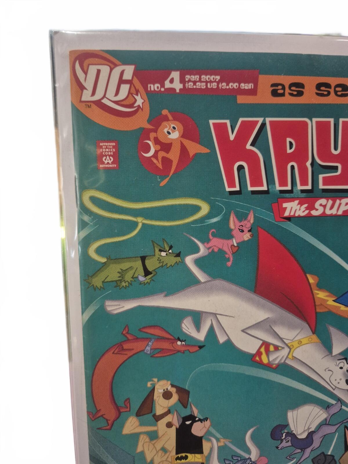 DC Krypto the Superdog #4, Comic Book, Cartoon Network, NM-