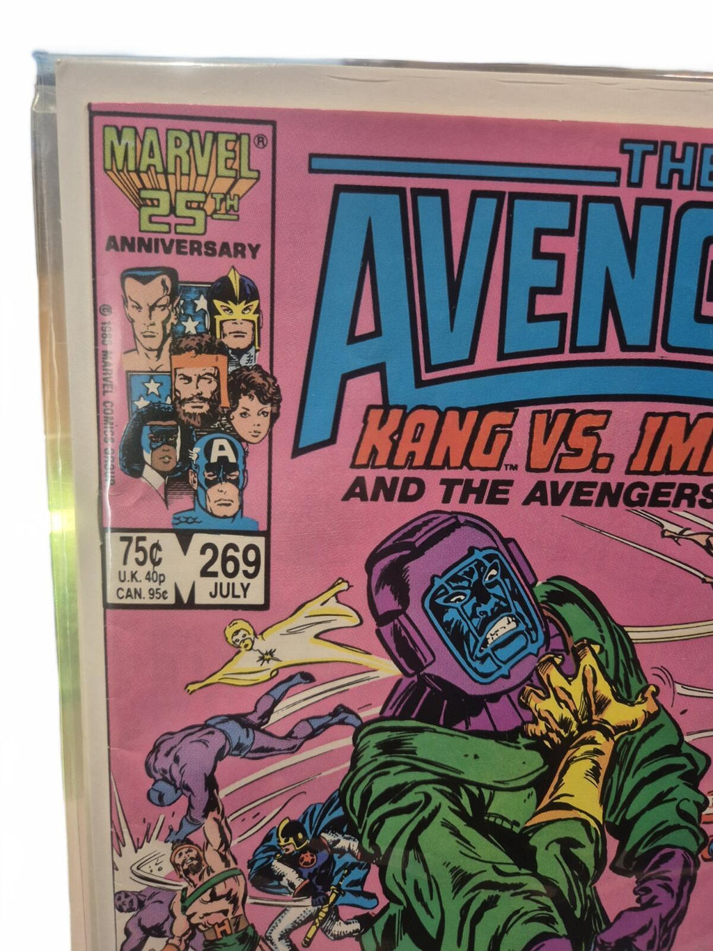 The Avengers #269, 1986, Key: Battle of Kang vs. Immortus, VF