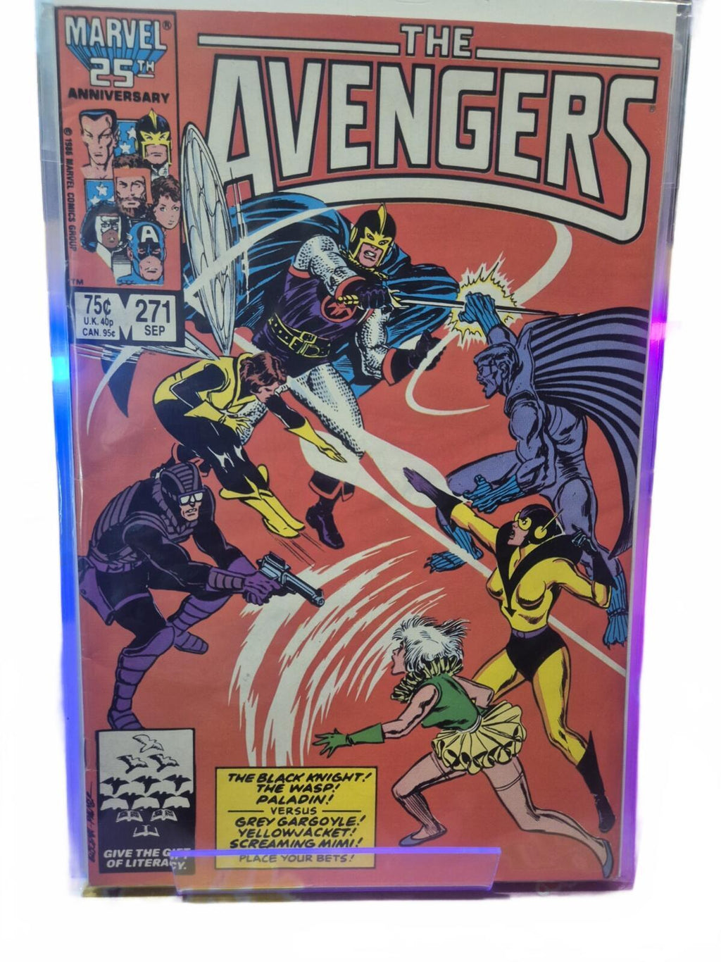 The Avengers #271, Marvel 25th Anniversary, VF-