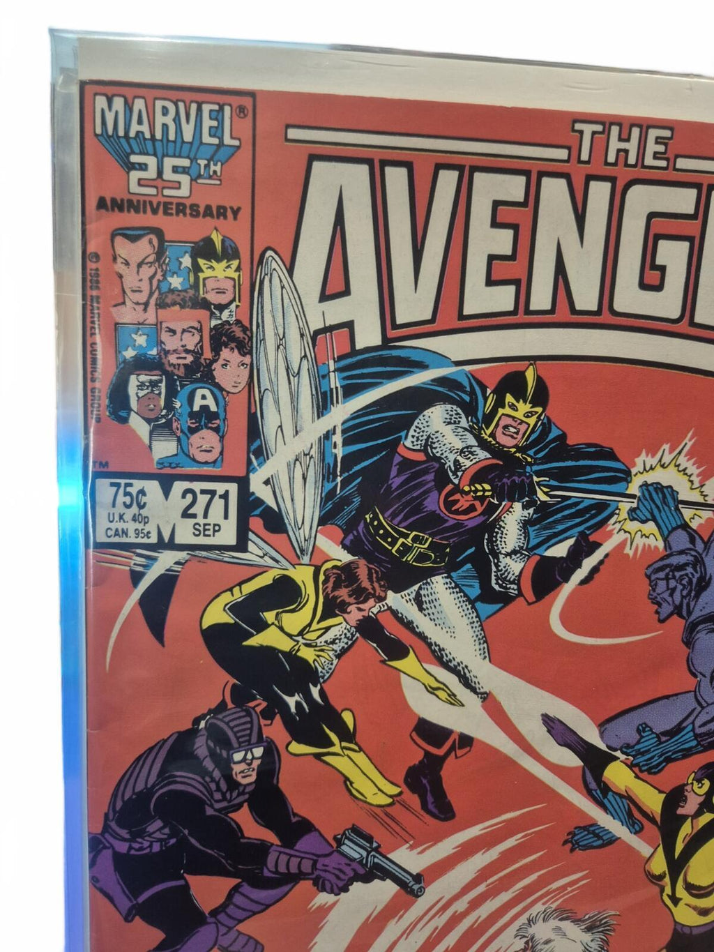 The Avengers #271, Marvel 25th Anniversary, VF-