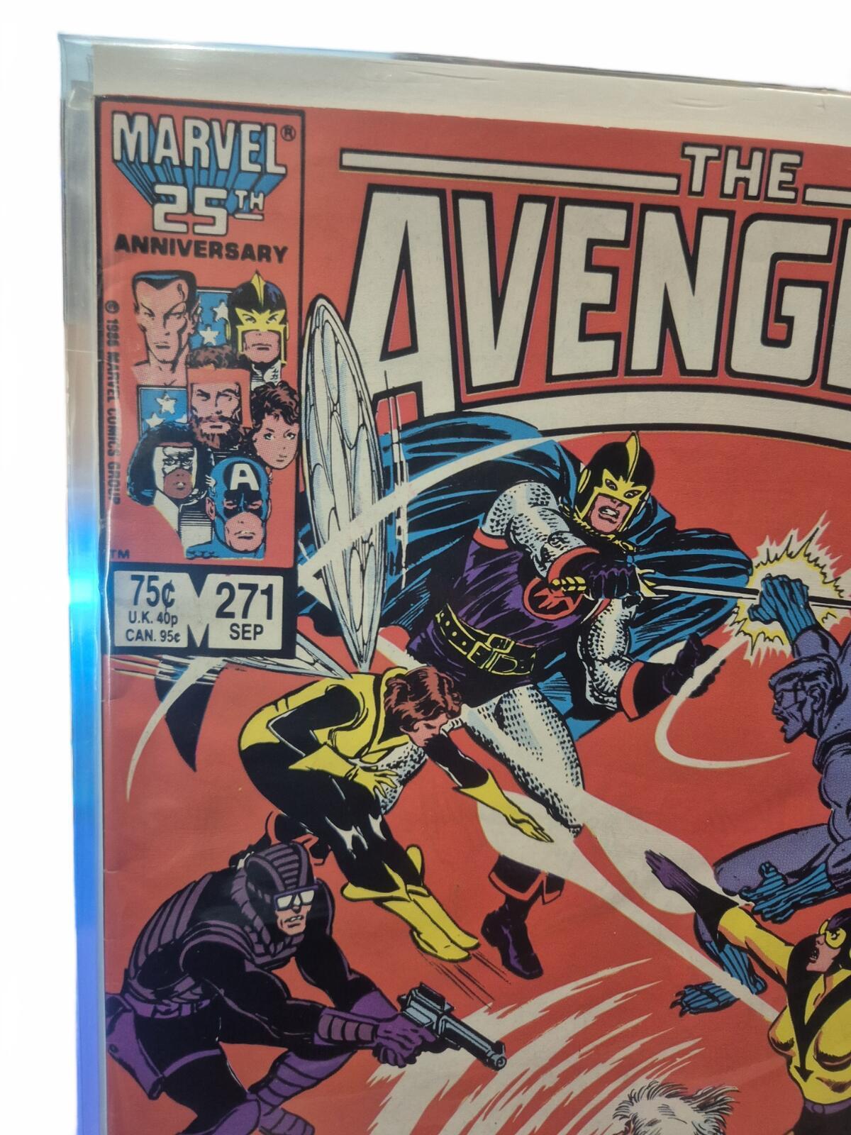 The Avengers #271, Marvel 25th Anniversary, VF-