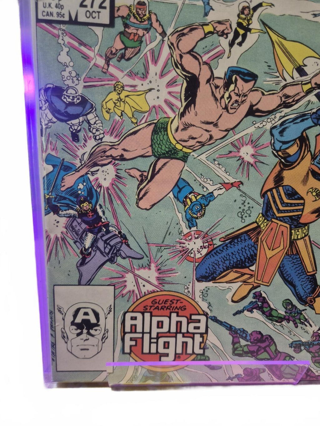 The Avengers #272, 1986, Sub-Mariner vs Attuma, VF+
